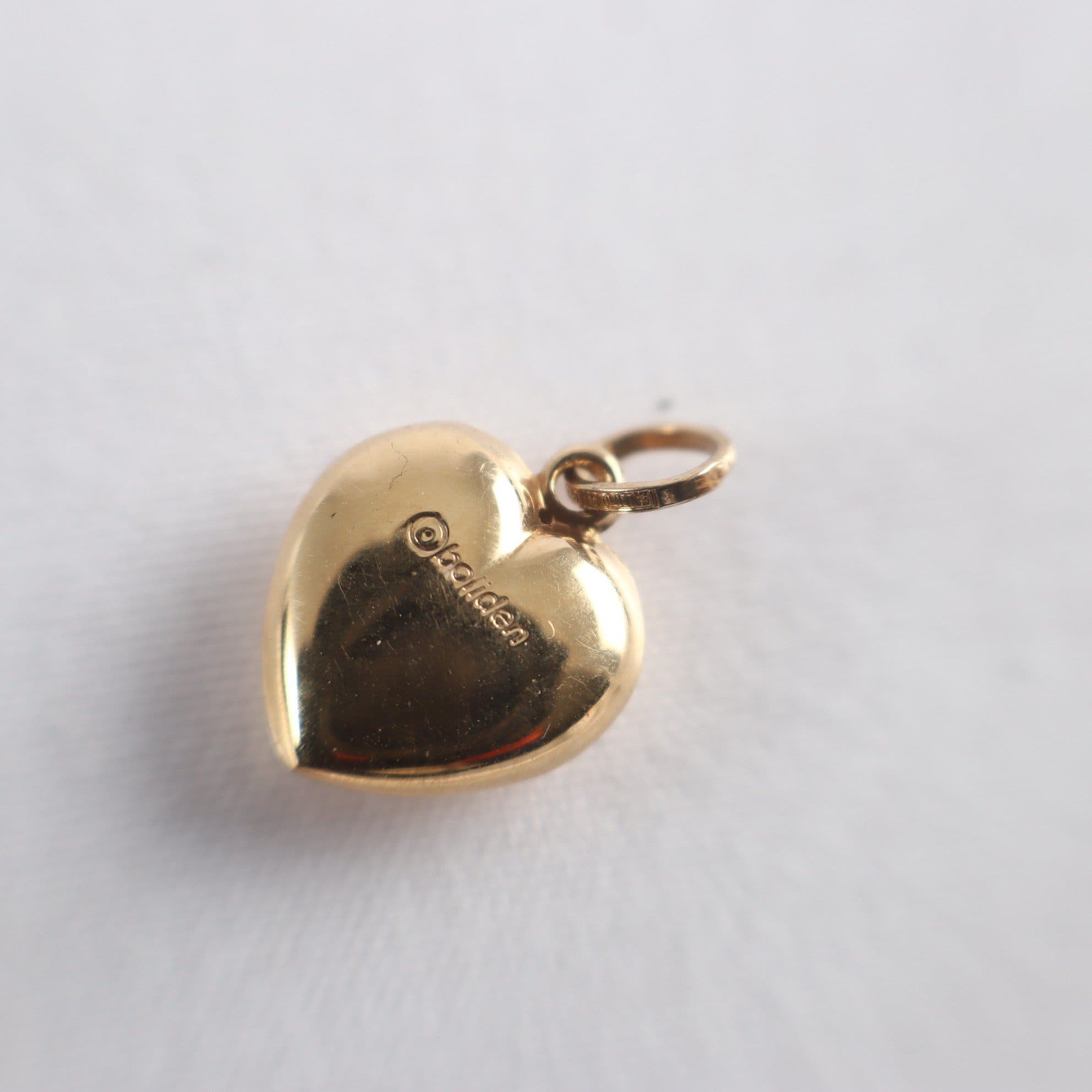Hänge, hjärta, guld 18K