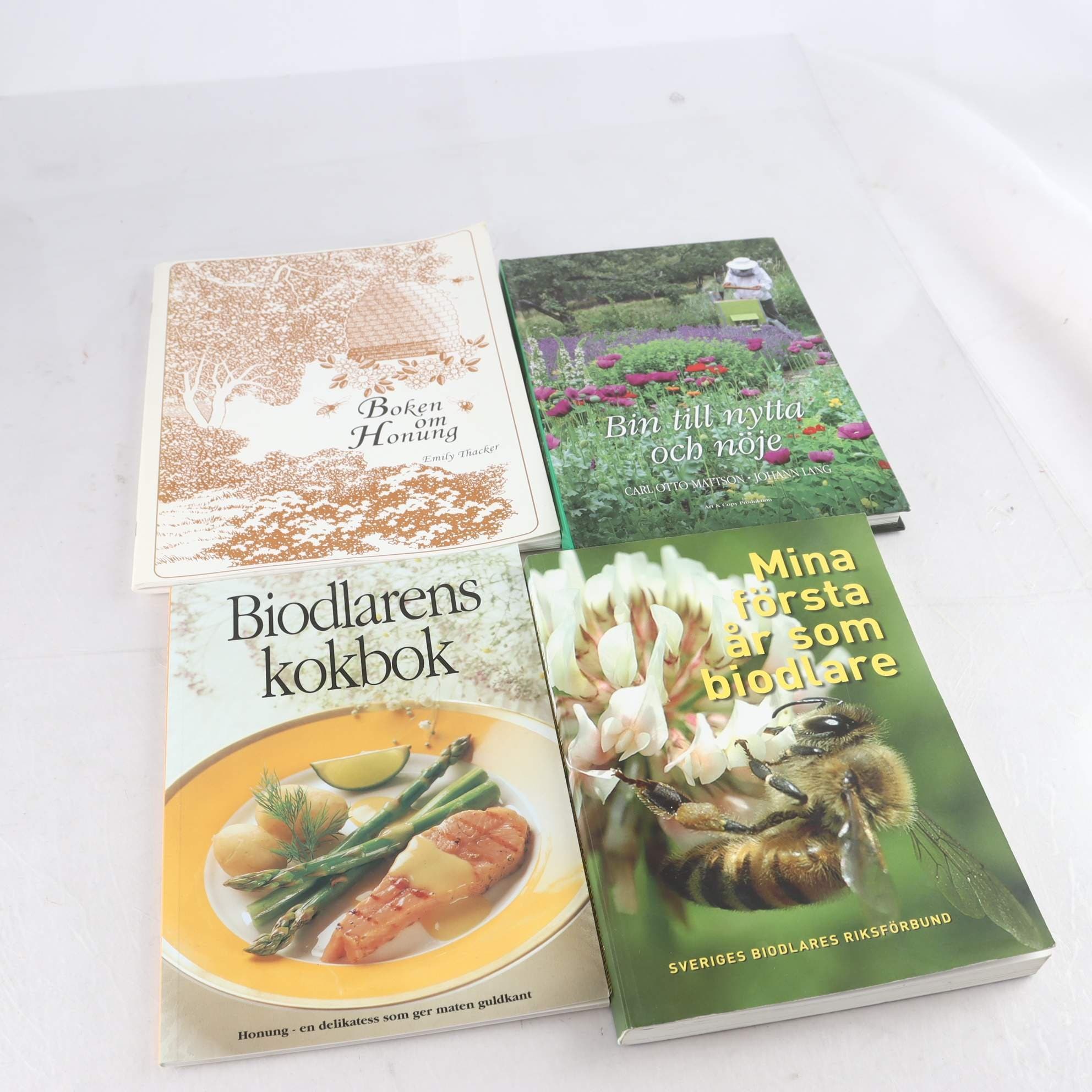 Bin och biodling, bokpaket med 4 volymer