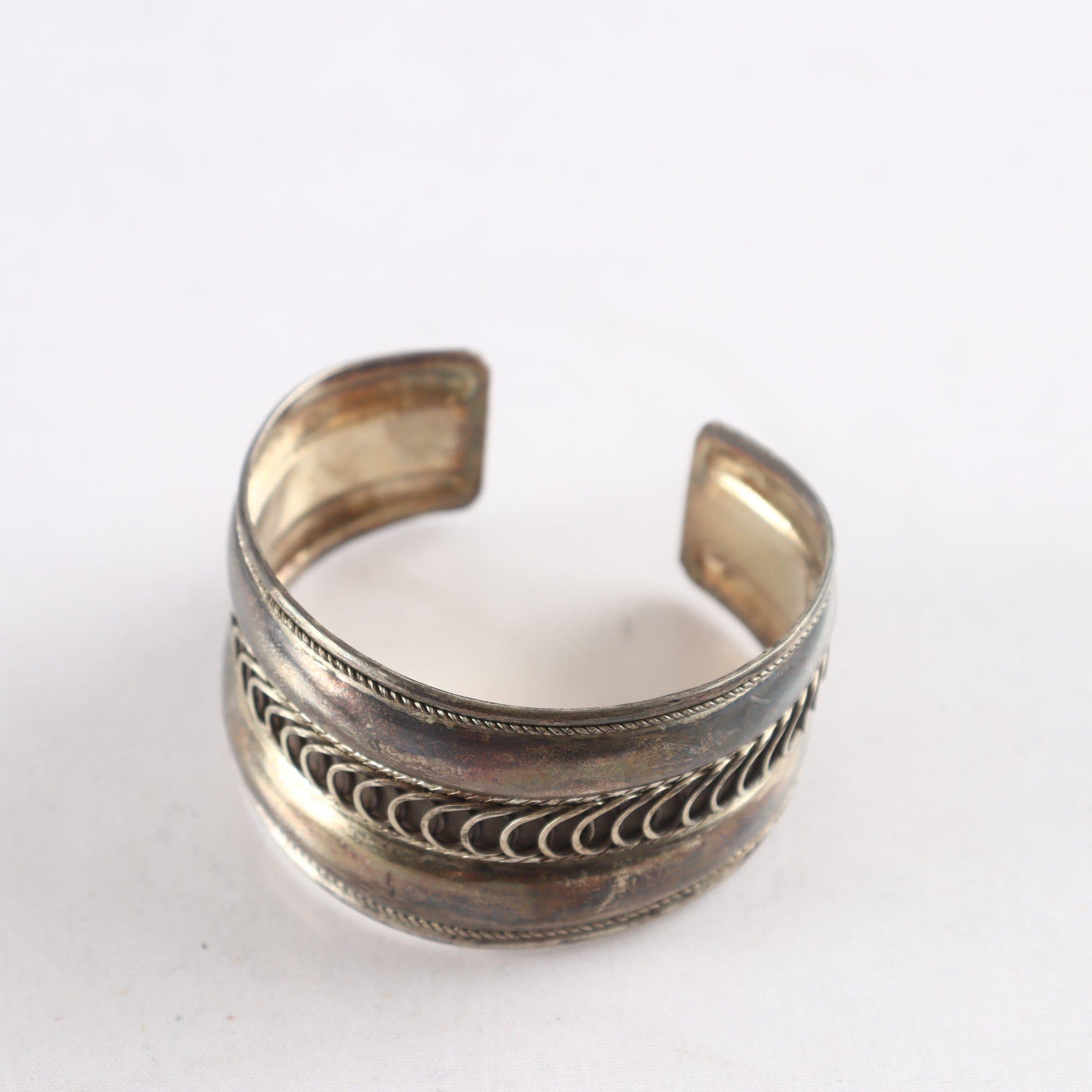 Armband, cuff, silver 925, vintage
