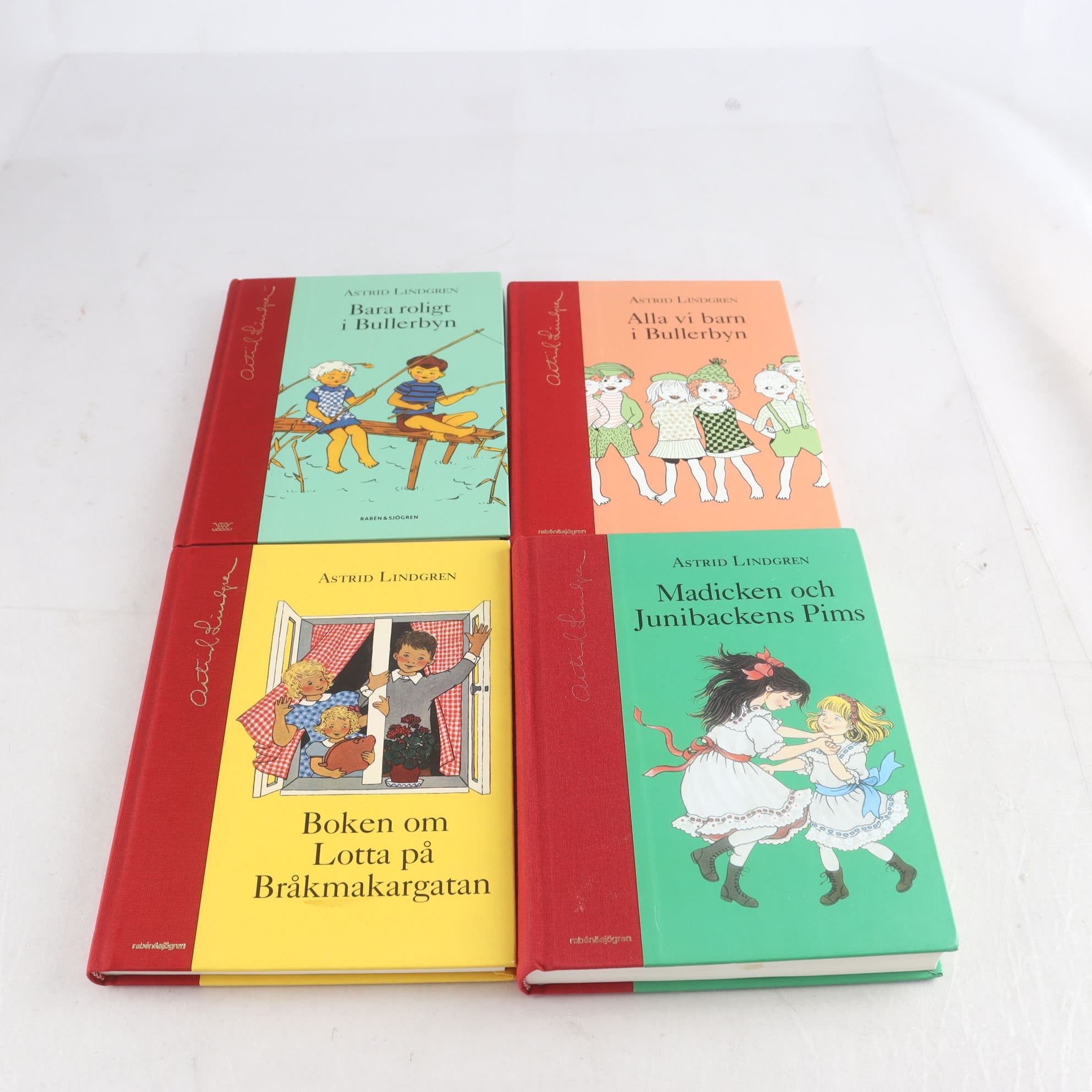 Astrid Lindgren, bokpaket med 4 volymer