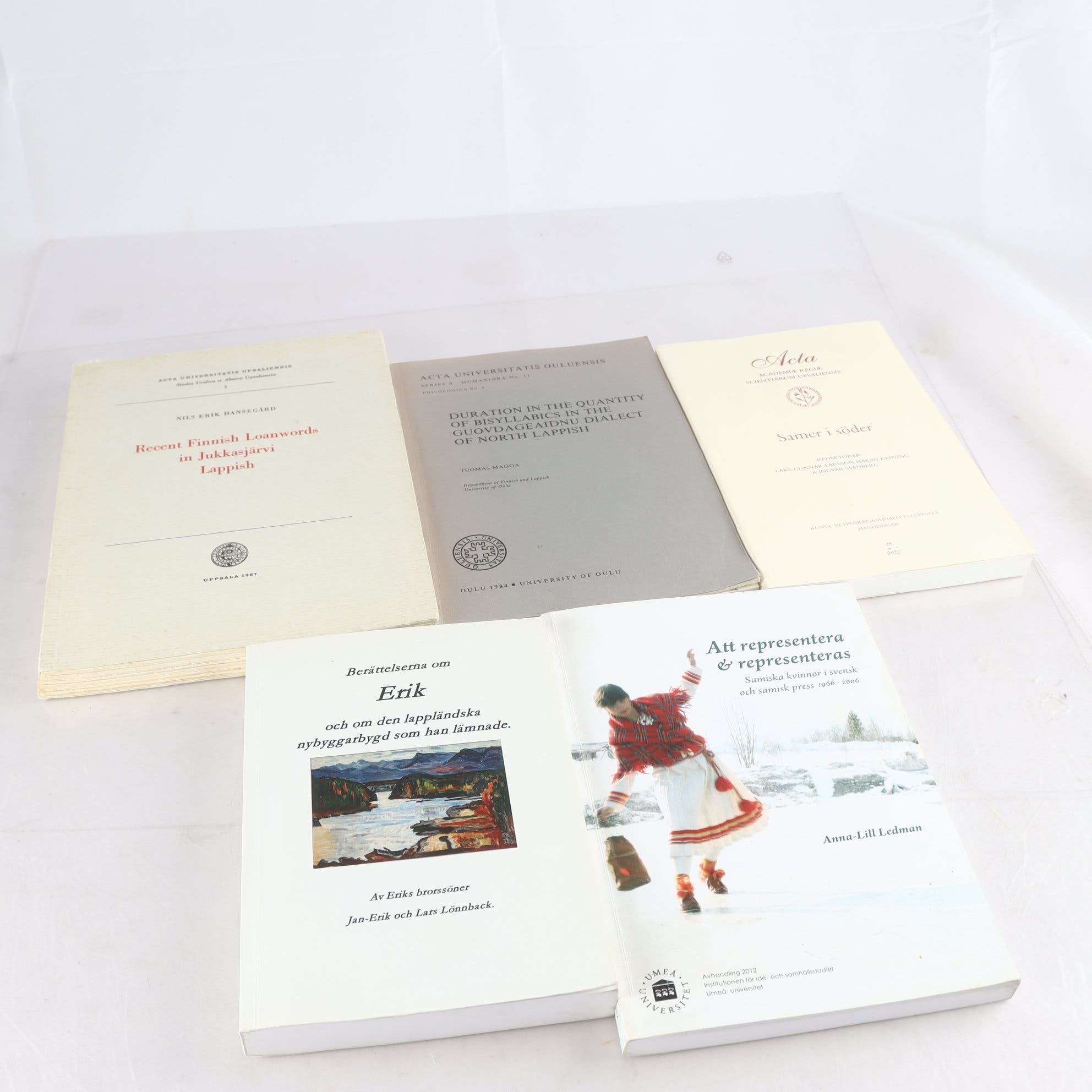 Samisk och lappländsk kulturhistoria, bokpaket med 5 volymer