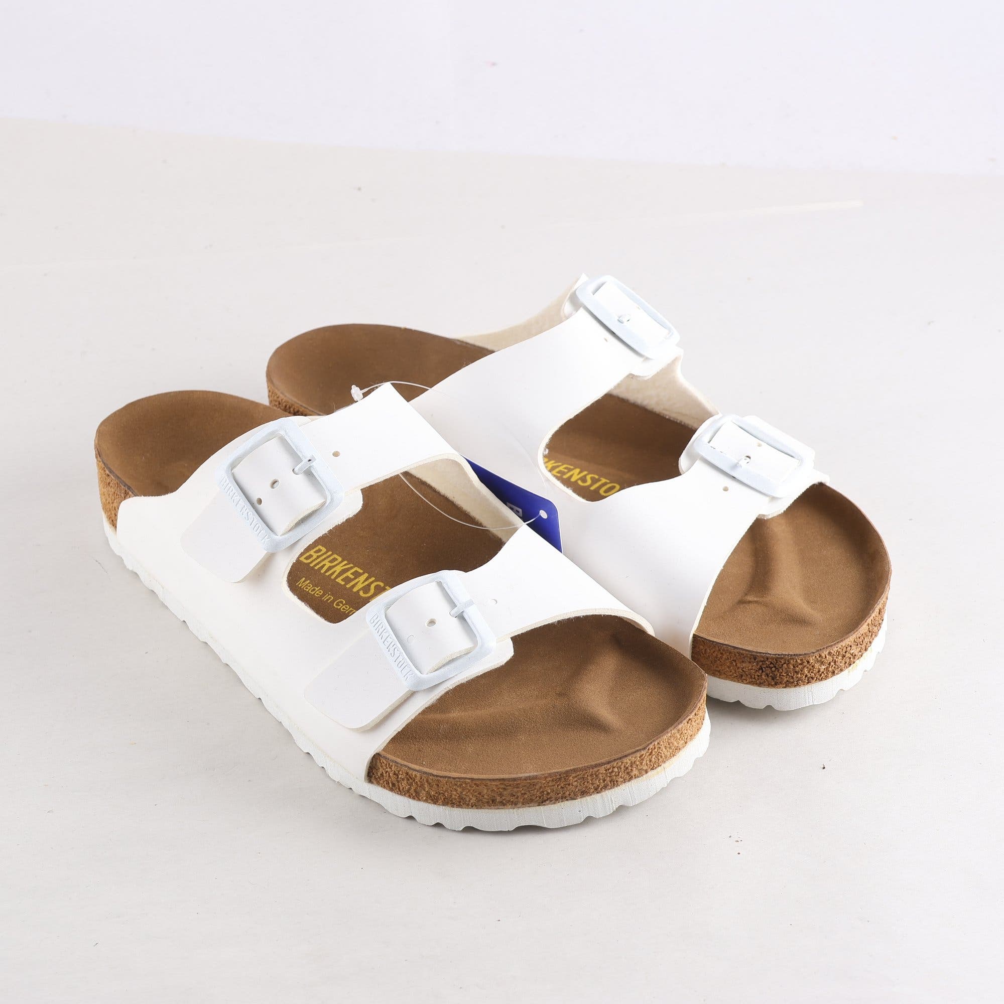 Sandaler, Birkenstock, vit, stl. 38.