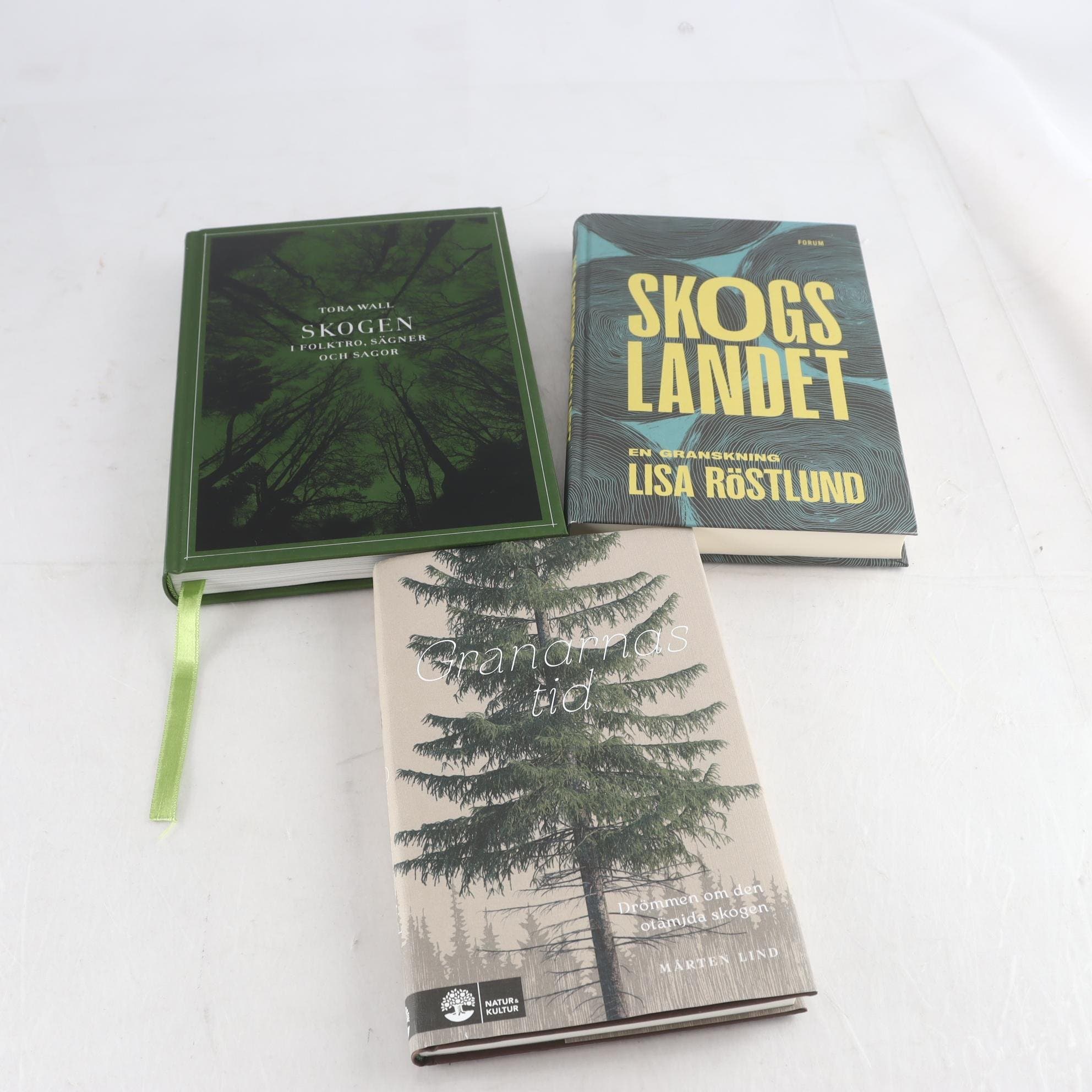 Böcker om skog, paket med 3 volymer