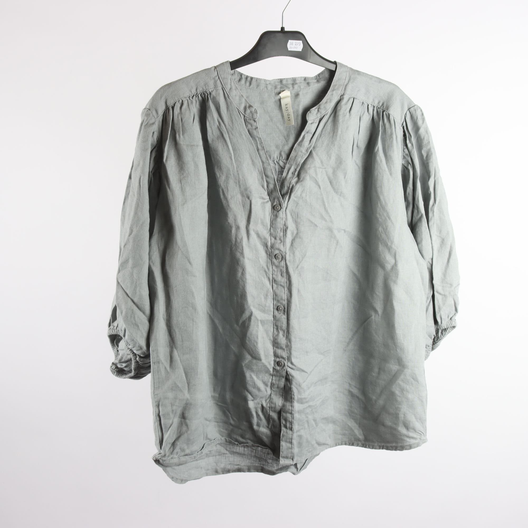 Skjorta, kay/day, 100% lin, stl. S