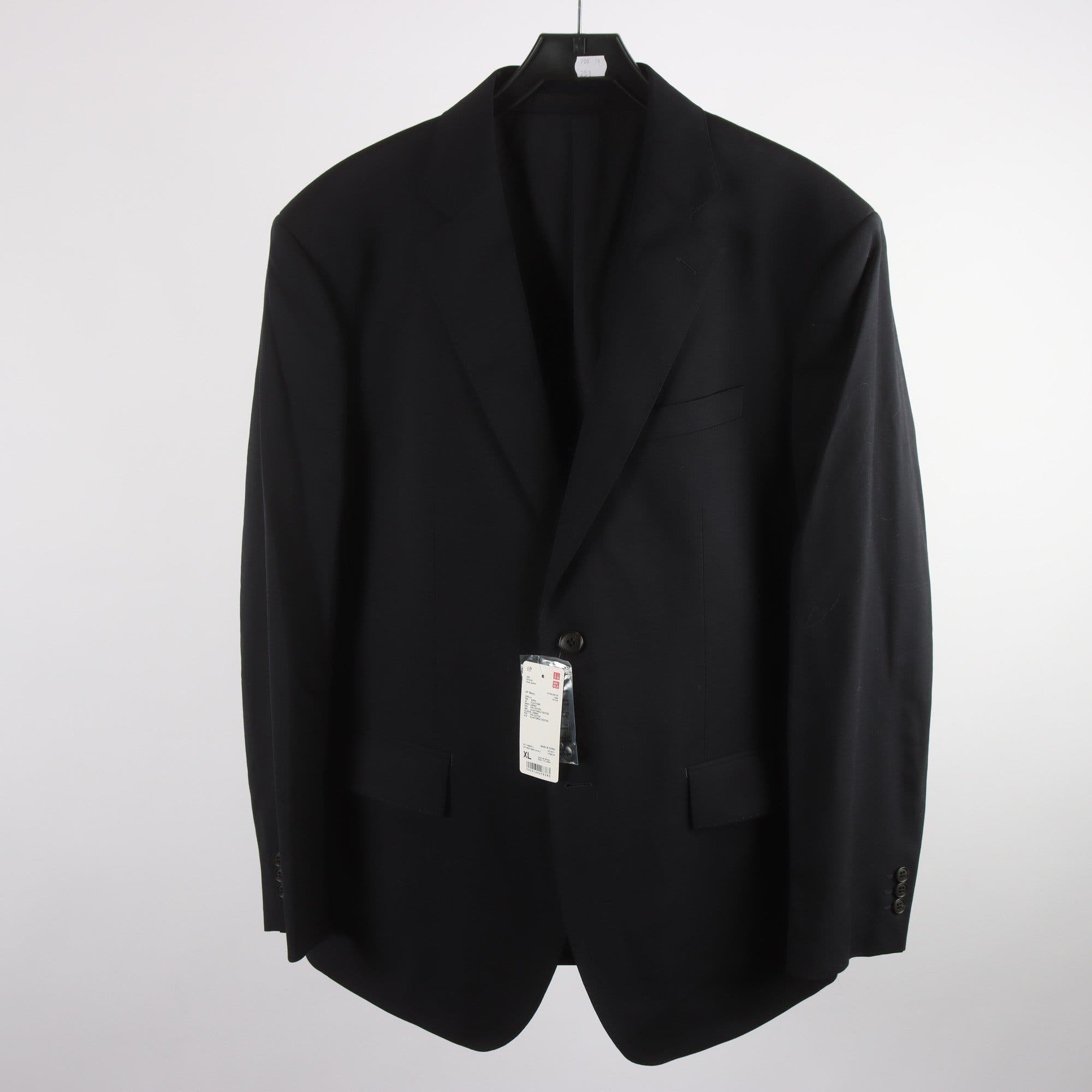 Kavaj, Uniqlo, svart, stl. XL.
