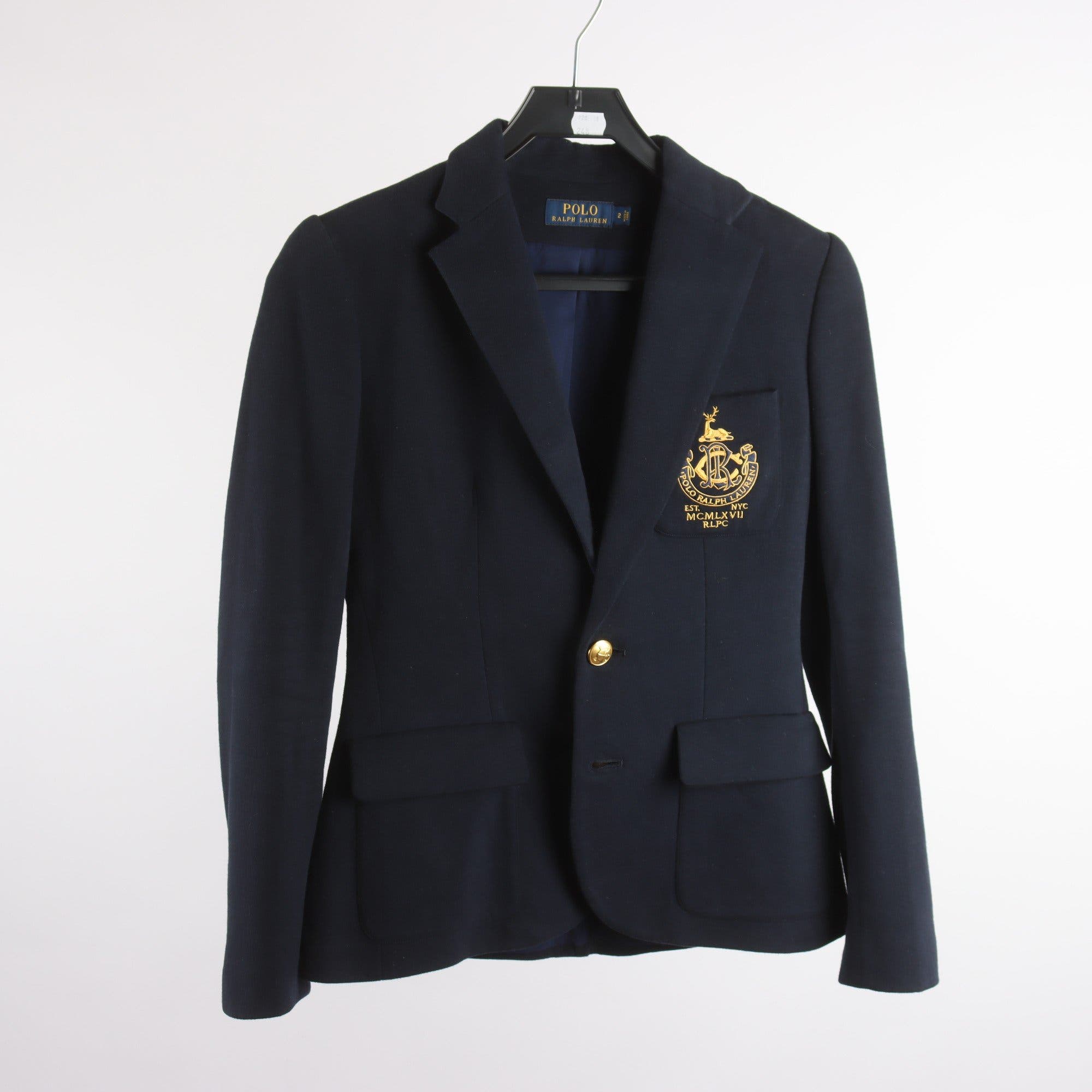 Kavaj, Polo Ralph Lauren, blå, stl. ca. XS.