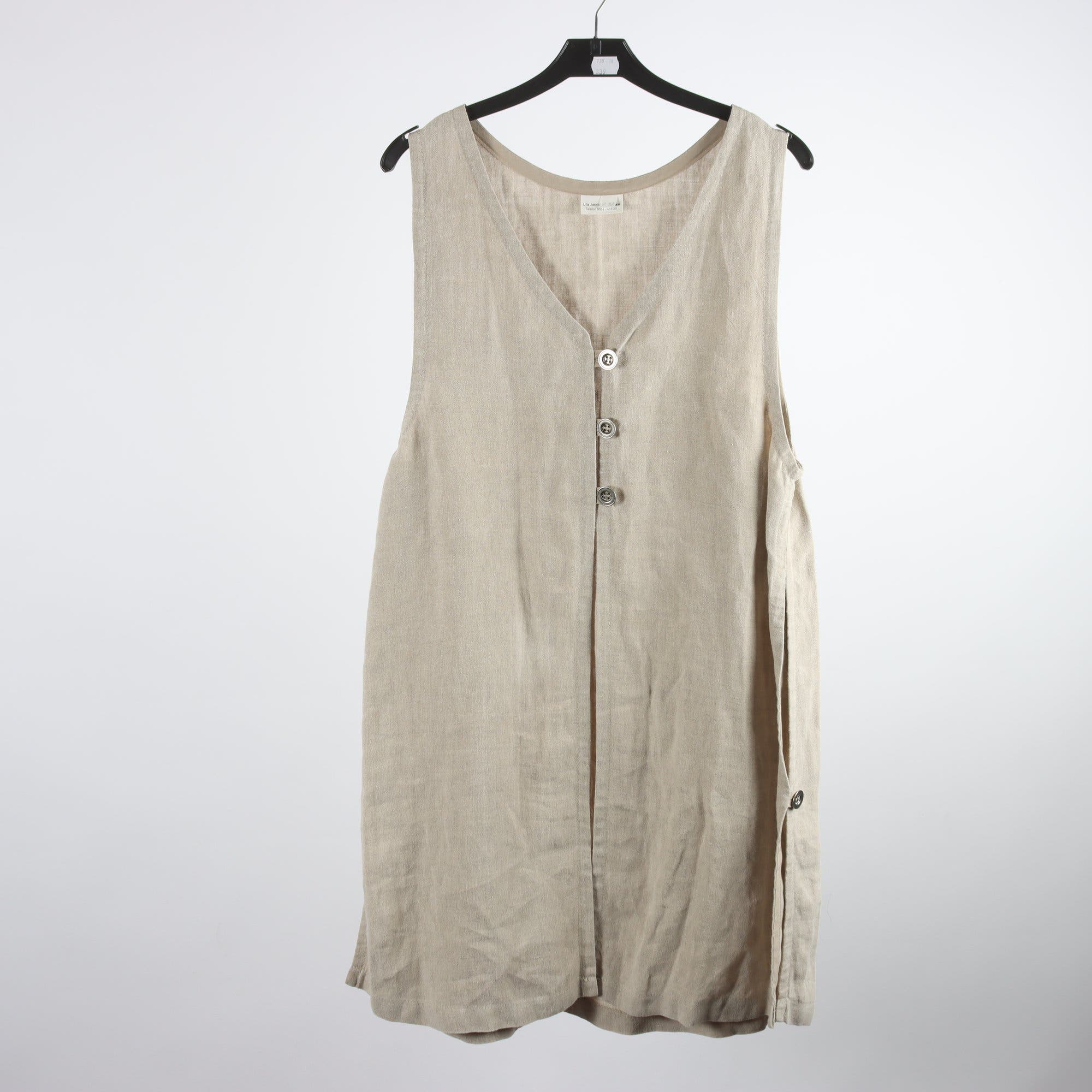 Väst, Ulla Jacobsson Kläder, beige, 100% lin, stl. S/M