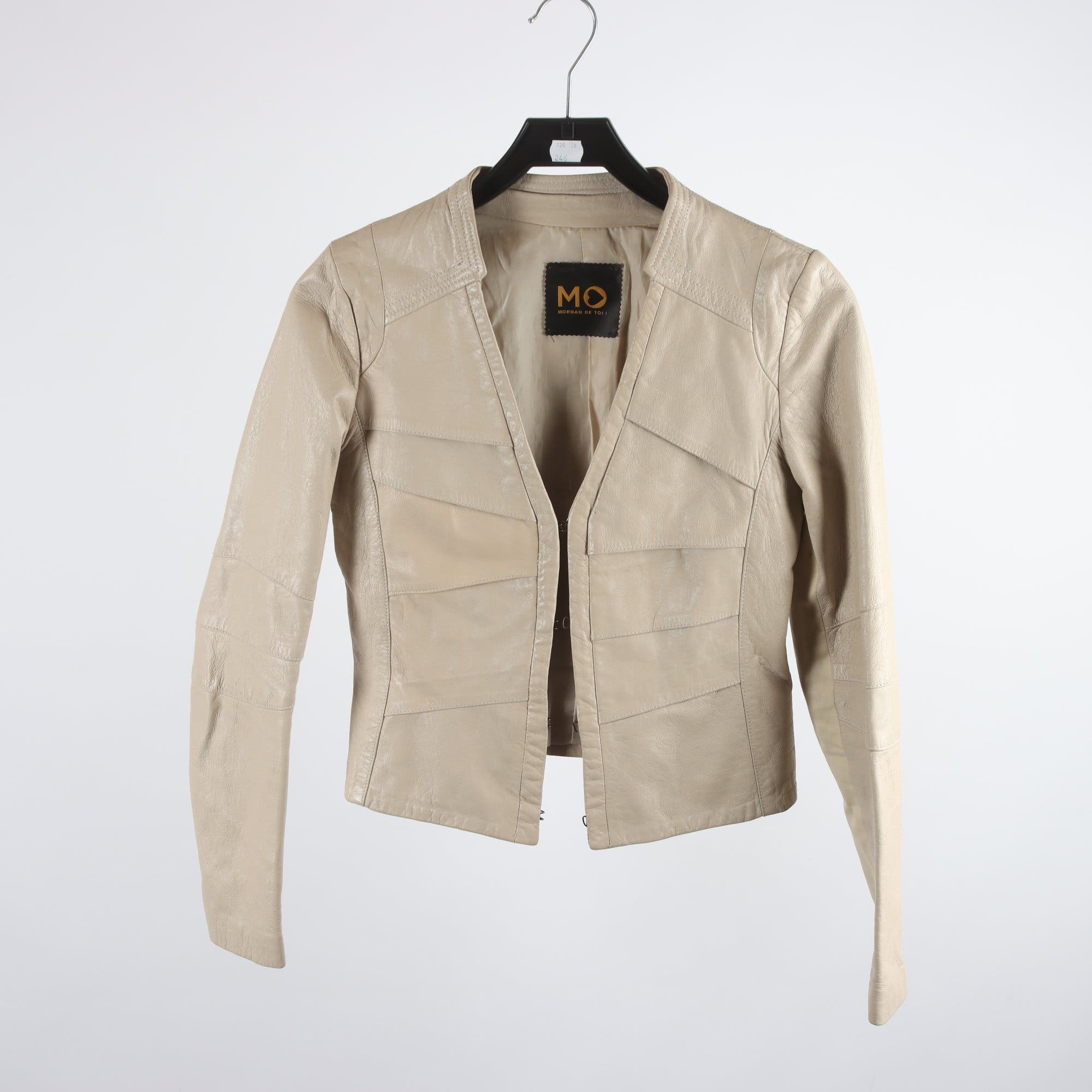 Skinnjacka, Morgan de Toli, beige, stl. M.