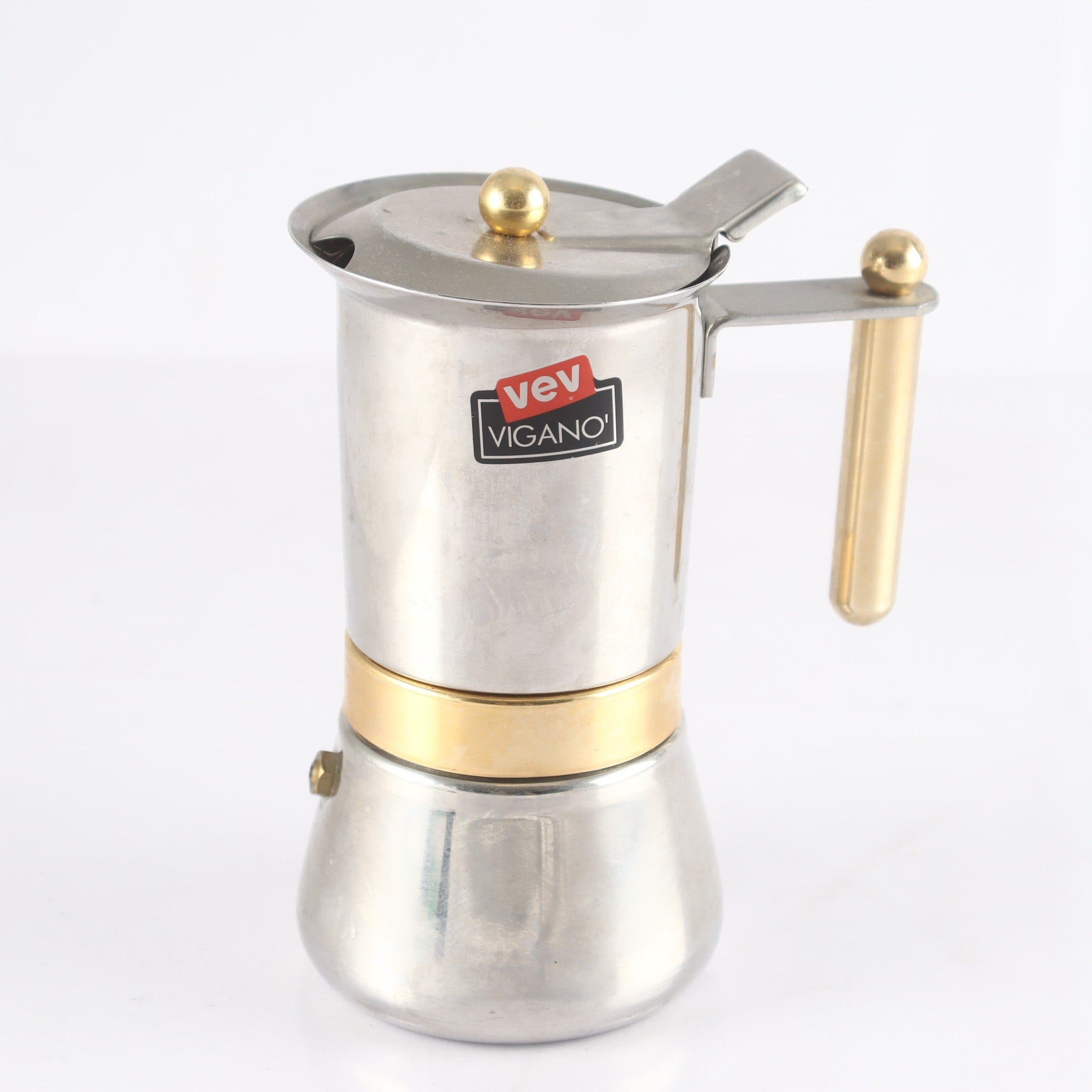Kaffebryggare, rostfritt stål 18/10, Vev Vigano, Italien