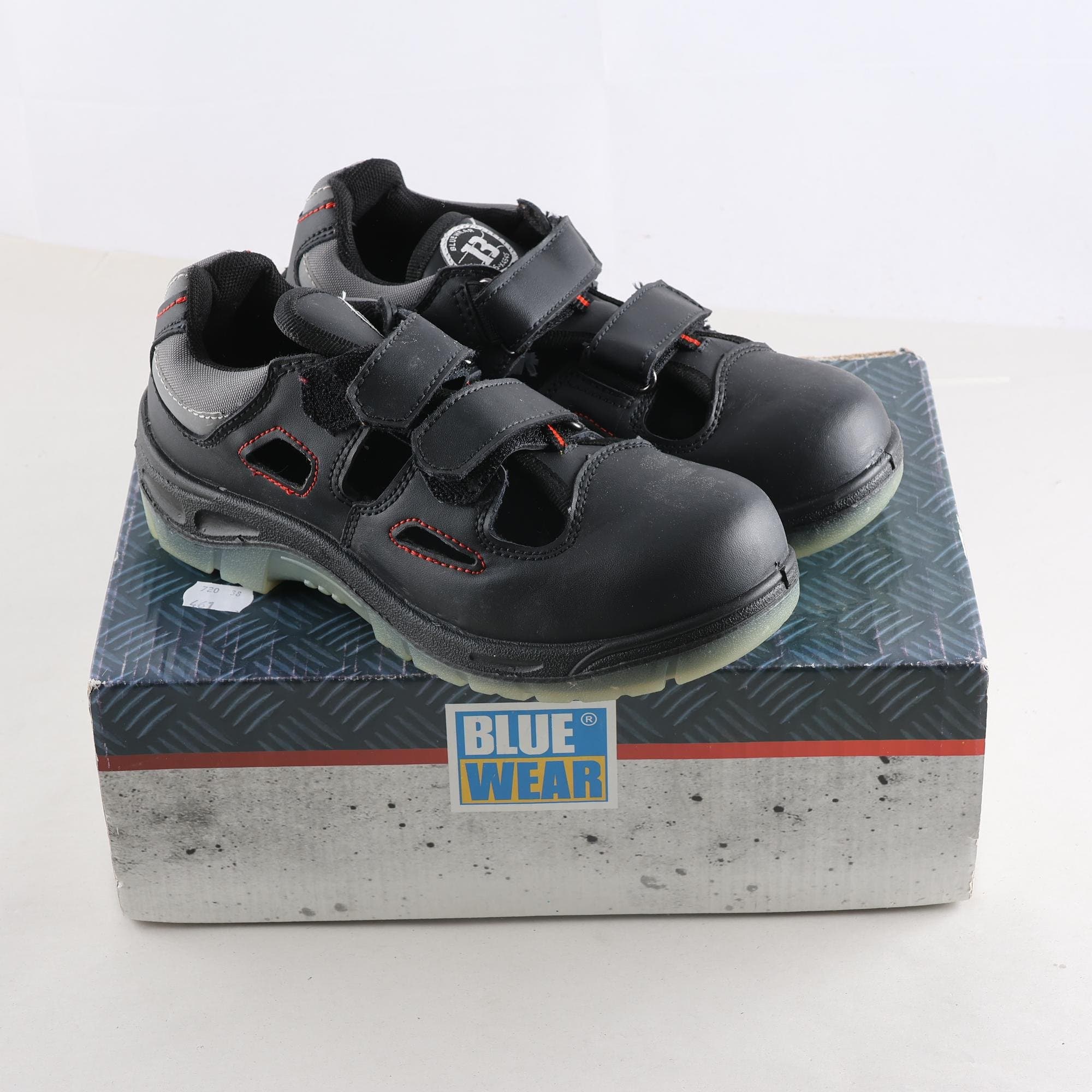 Arbetsskor, Blue Wear, svart, stl. 37.