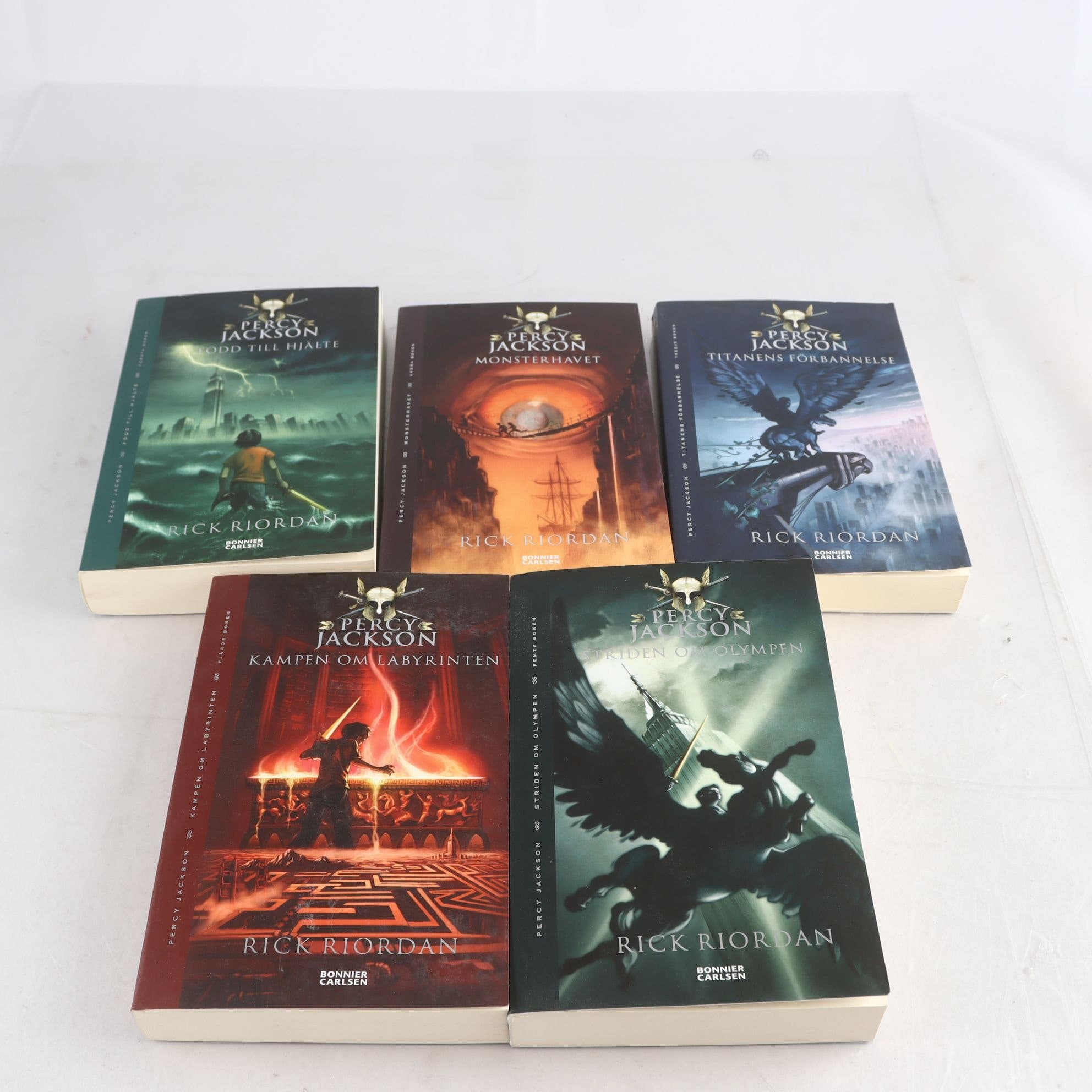 Rick Riordan, Percy Jackson, Del 1-5