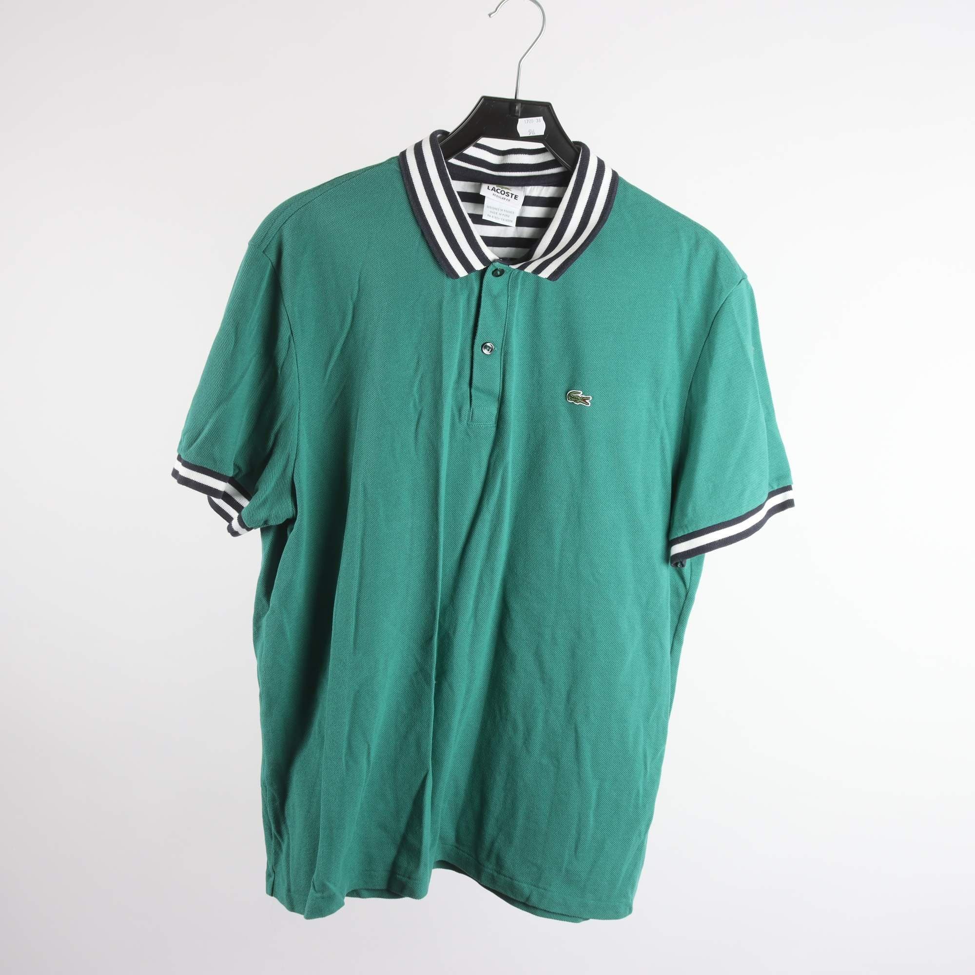 Pikétröja, Lacoste, grön, stl. 6 (XL)