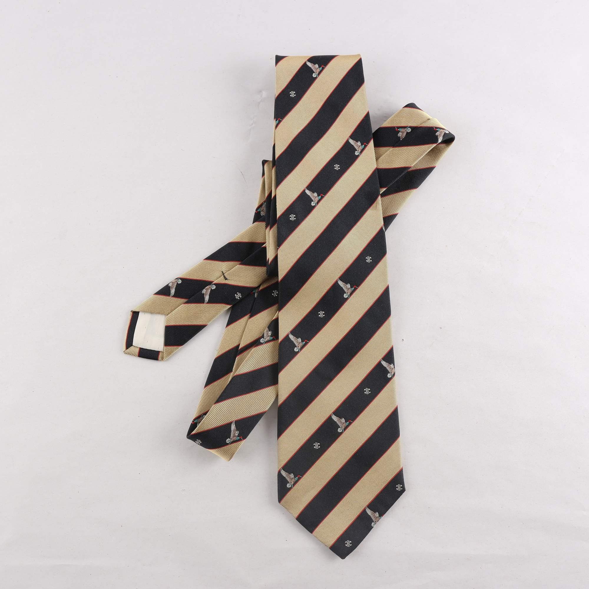 Slips, Celine, svart, beige, silke