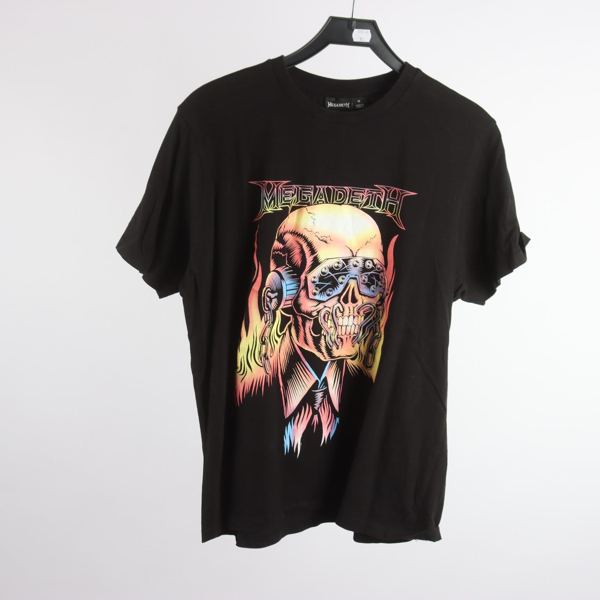 T-shirt, Megadeth, svart, stl. M