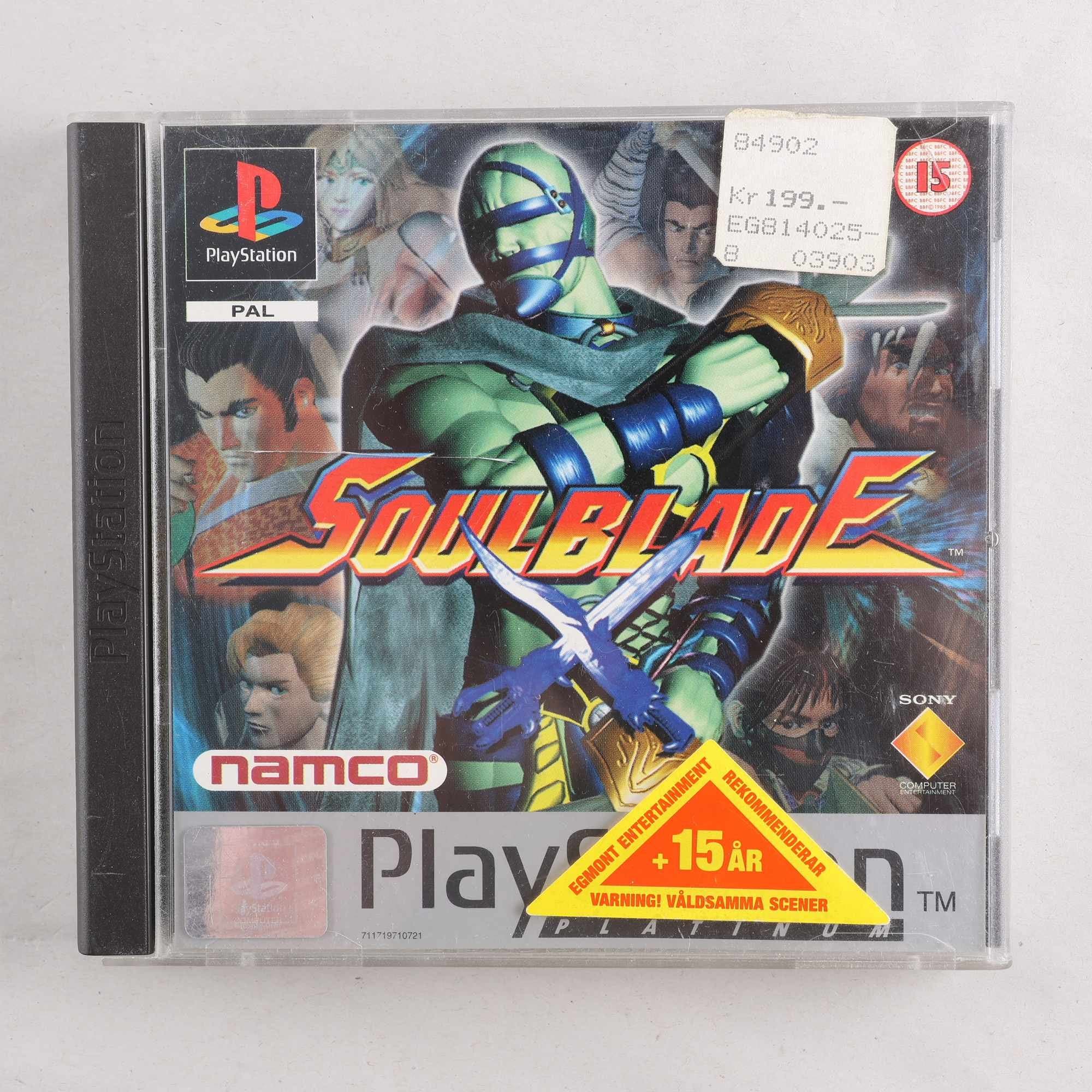PS1 Soul Blade (Platinum)