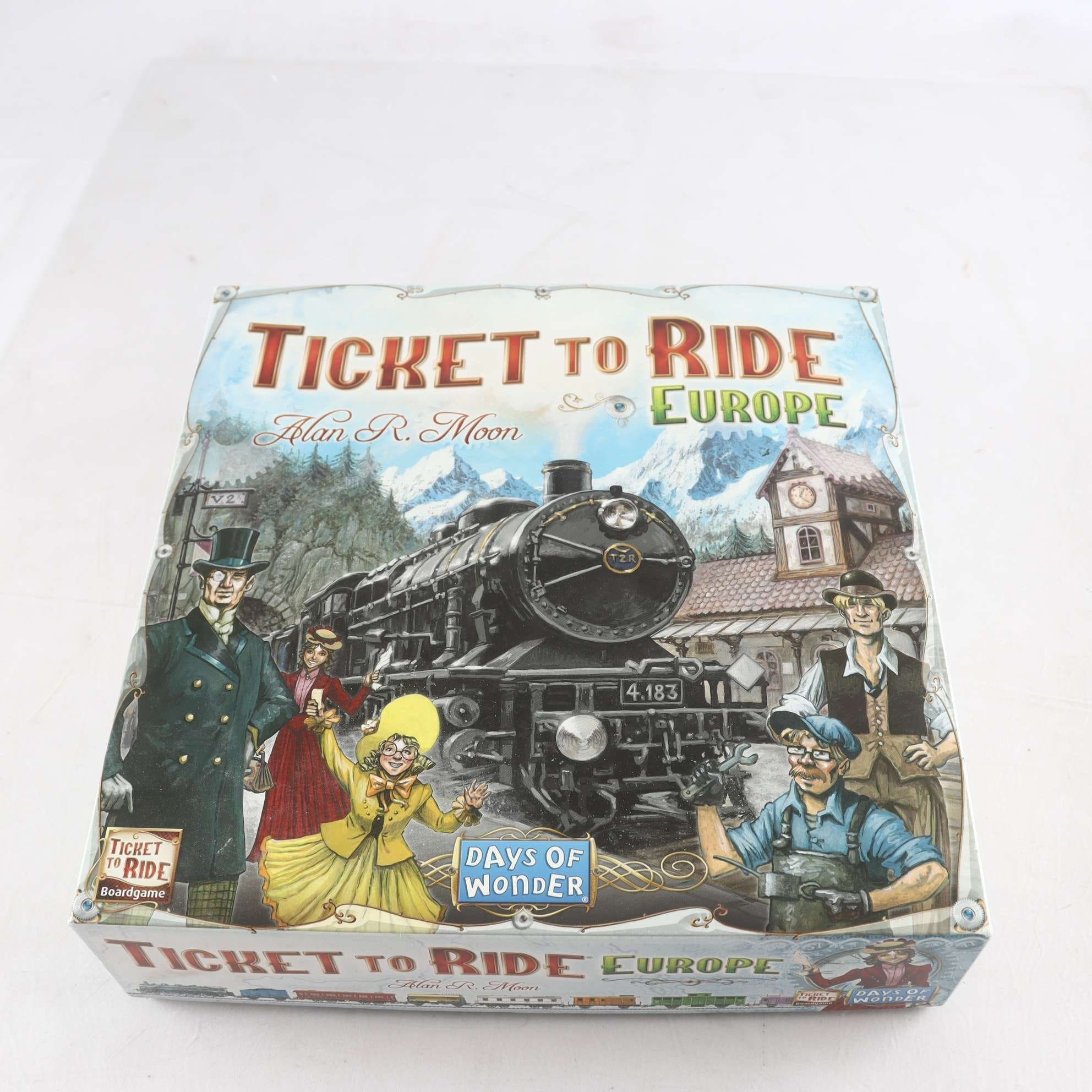Spel, Ticket to ride, europe, days of wonder.