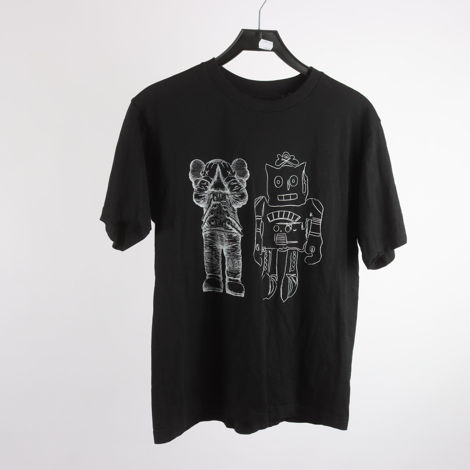 T-shirt, Uniqlo x Kaws+Warhol, svart, stl. M