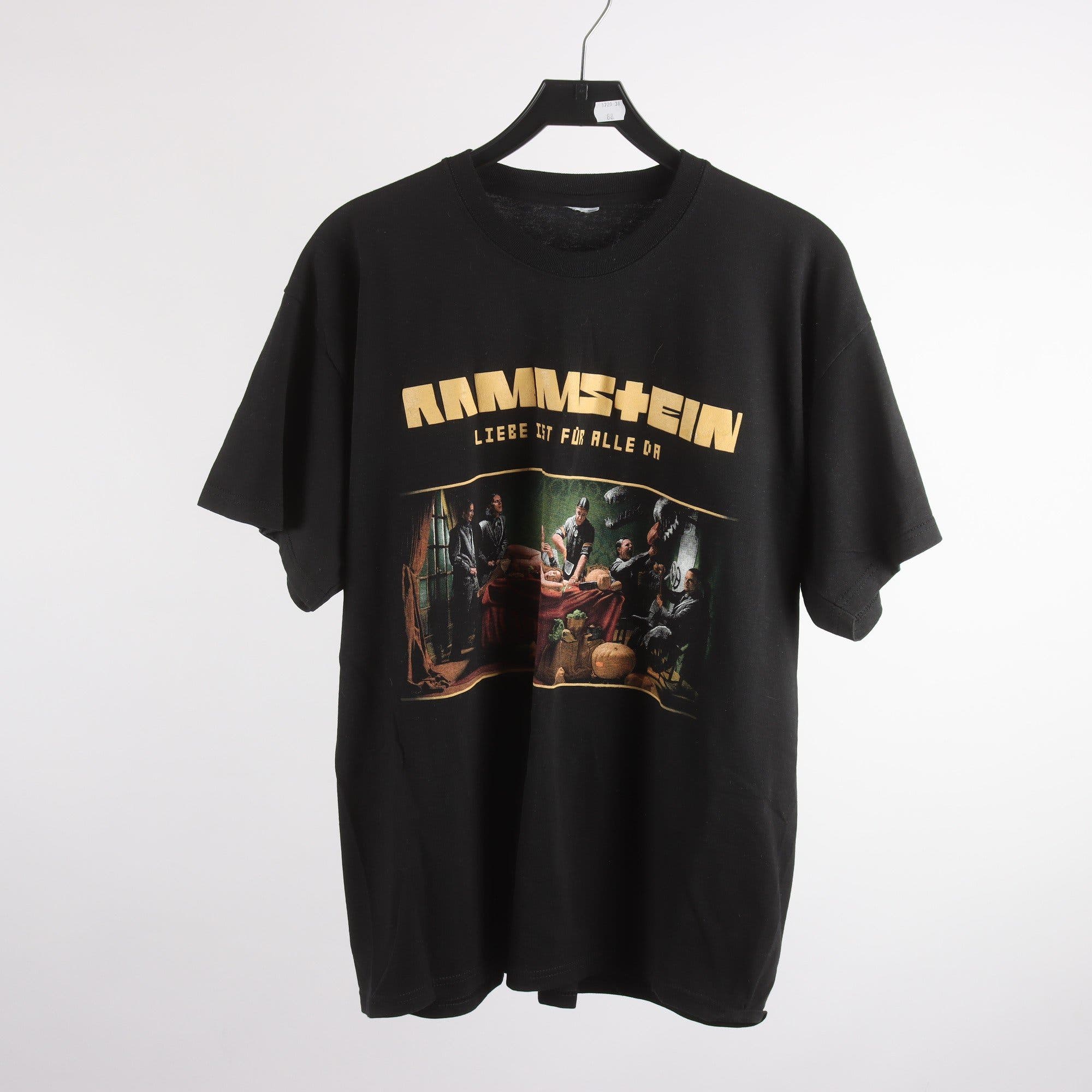 T-shirt, Rammstein, svart, stl. ca. L/XL