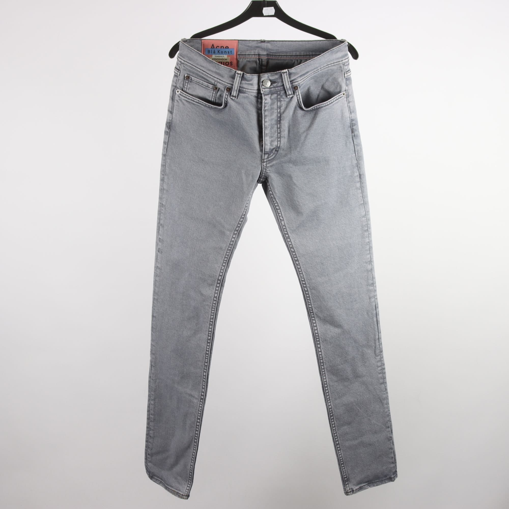 Jeans, Acne Studios, Blå Konst, grå, stl. 29″/34.