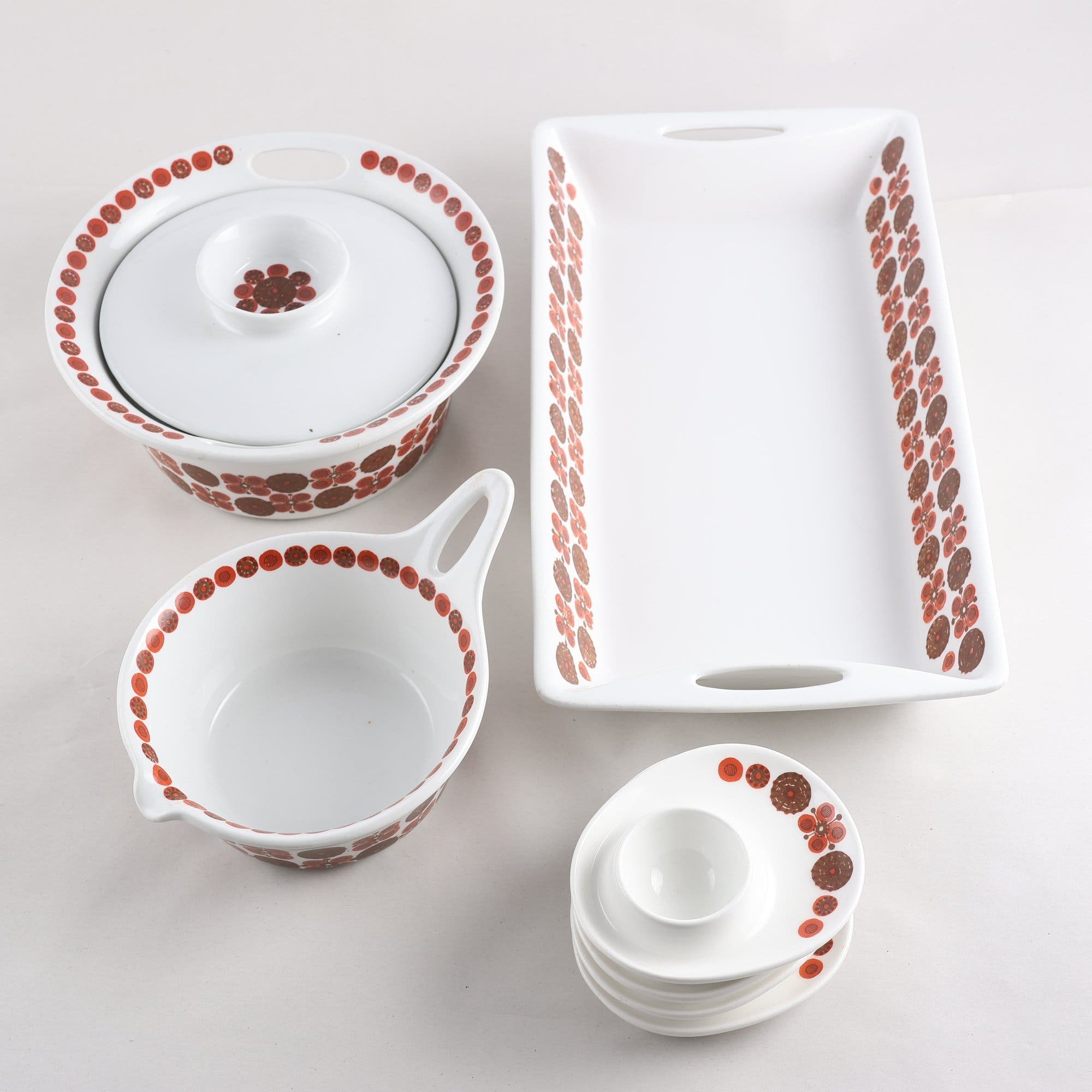 Servisdelar, Ture Design, Figgjo Flint, ”Morocco”, 7 delar Samfraktas ej