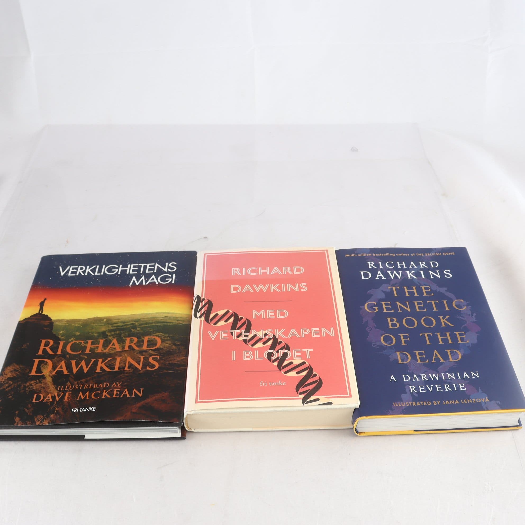 Richard Dawkins, bokpaket med 3 volymer