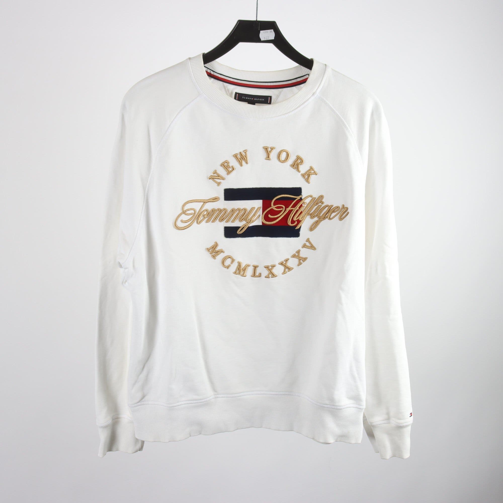 Sweatshirt, Tommy Hilfiger, vit, stl. M