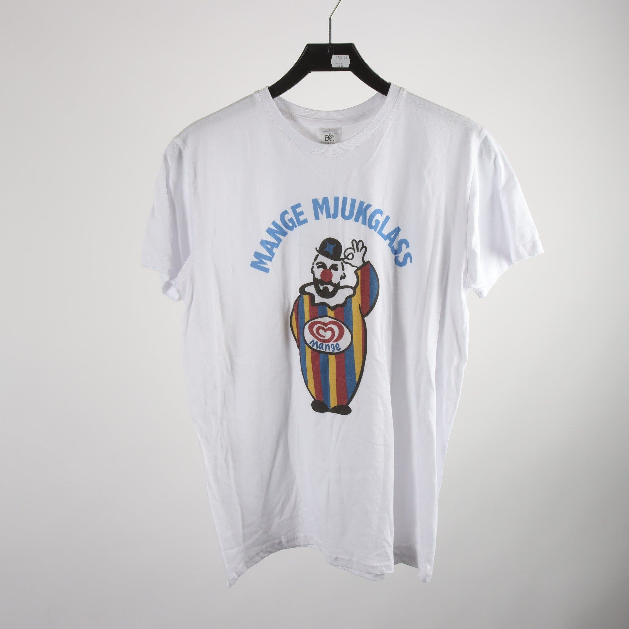 T-shirt, Mange Mjukglass, vit, stl. M