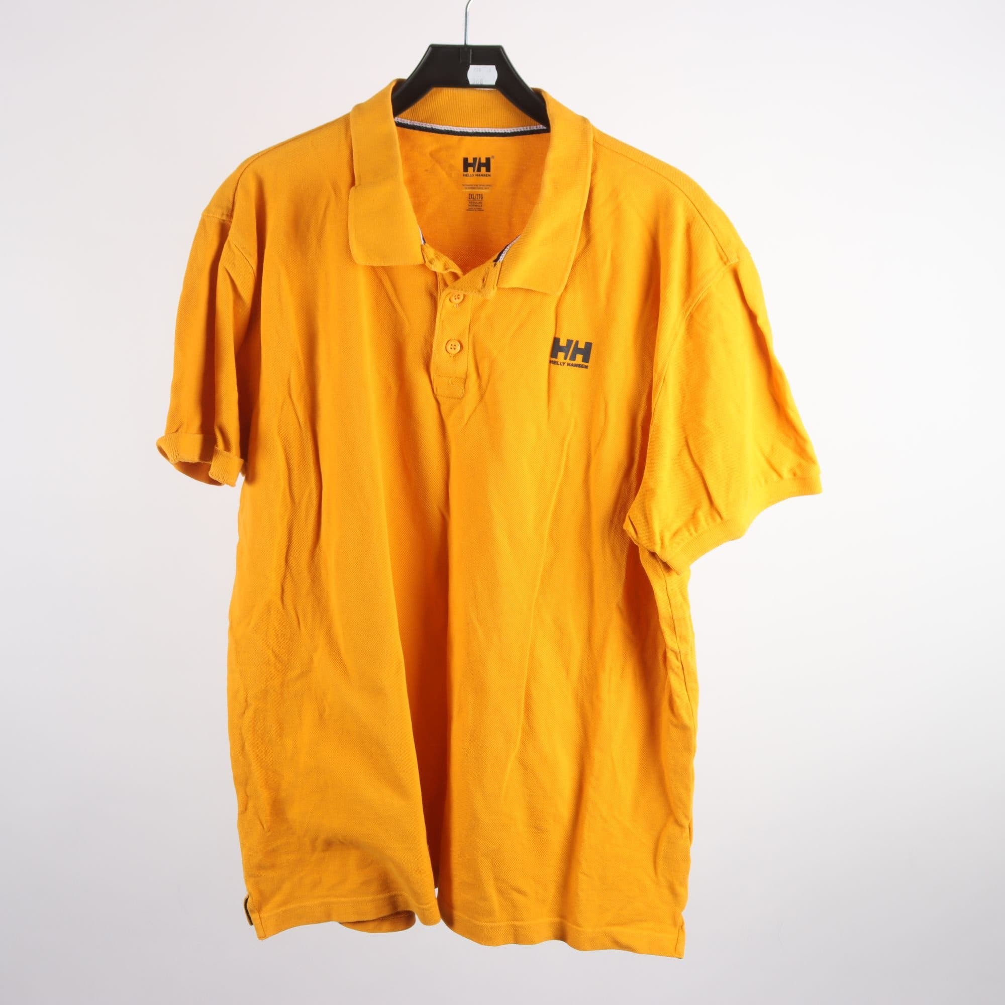 Piké, Helly Hansen, brandgul, stl. 2XL.