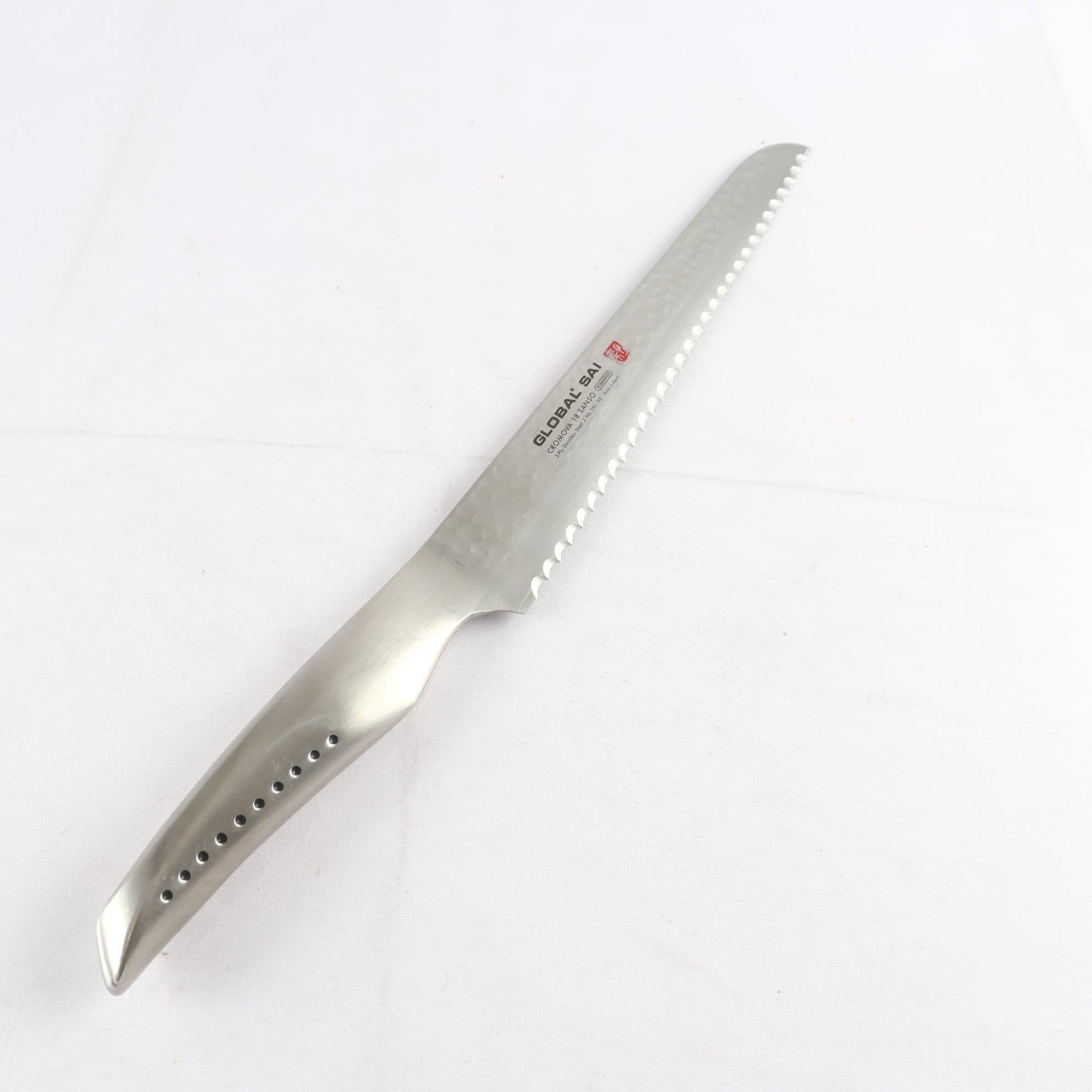 Kniv, brödkniv, Global Sai, 3-lager stål