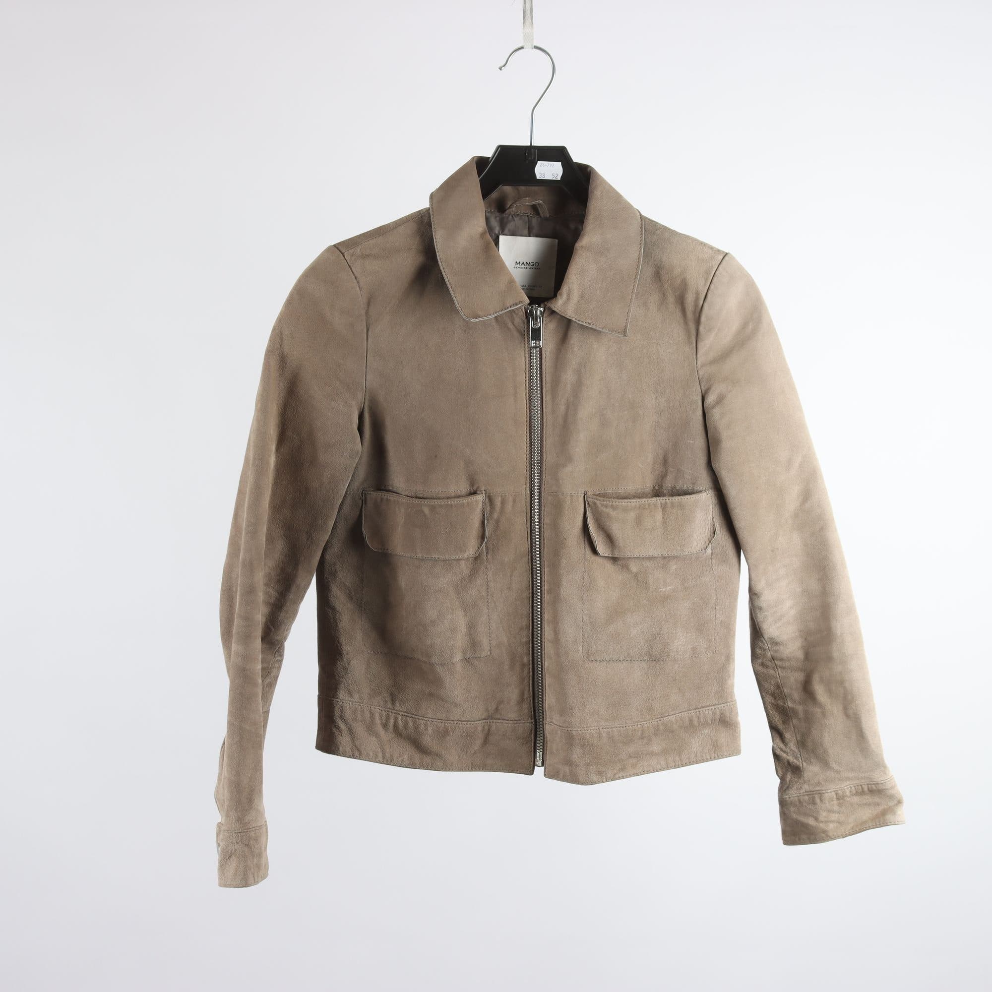 Mockajacka, Mango, 100% läder, stl. S