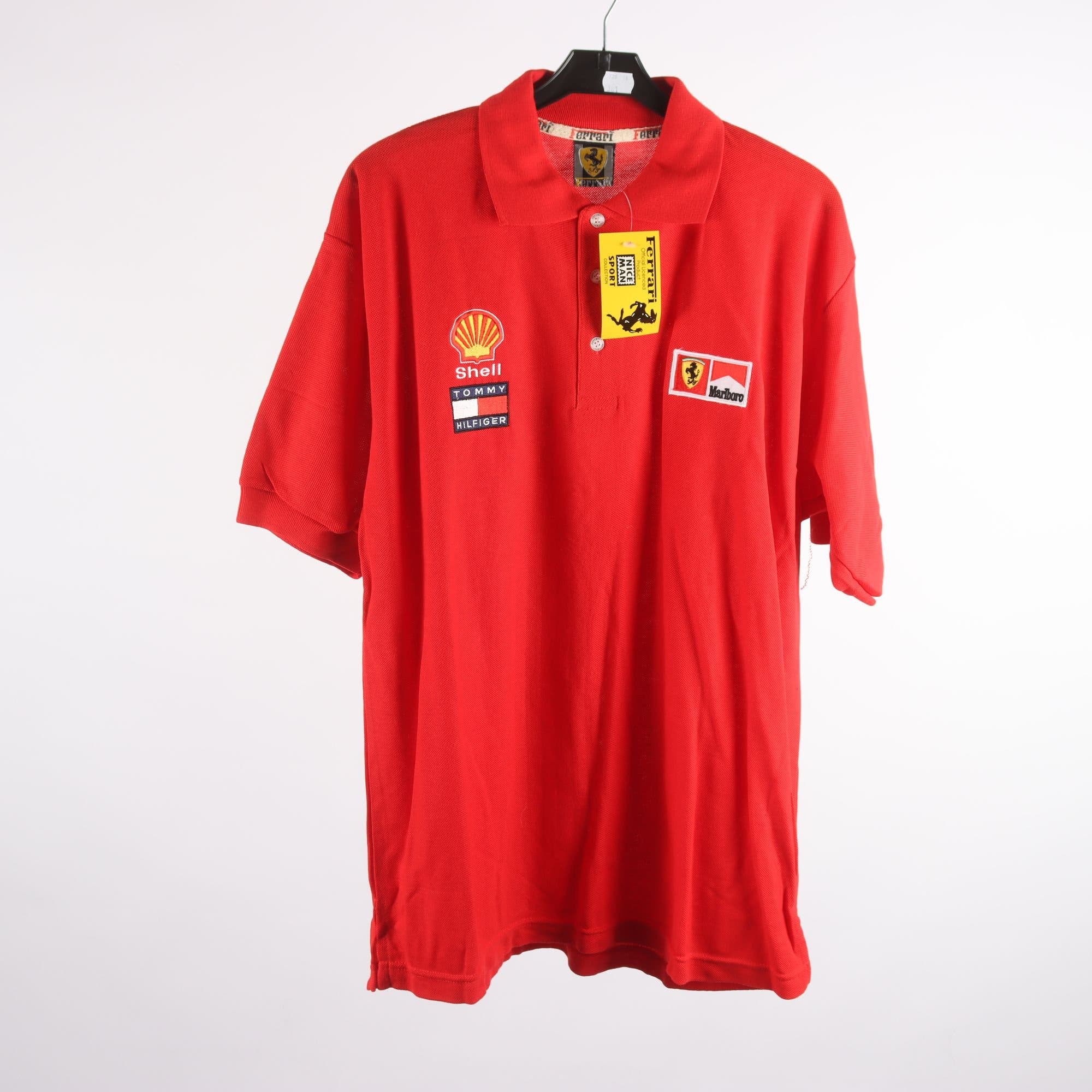 Piké, Ferrari, röd, stl. ca. M.