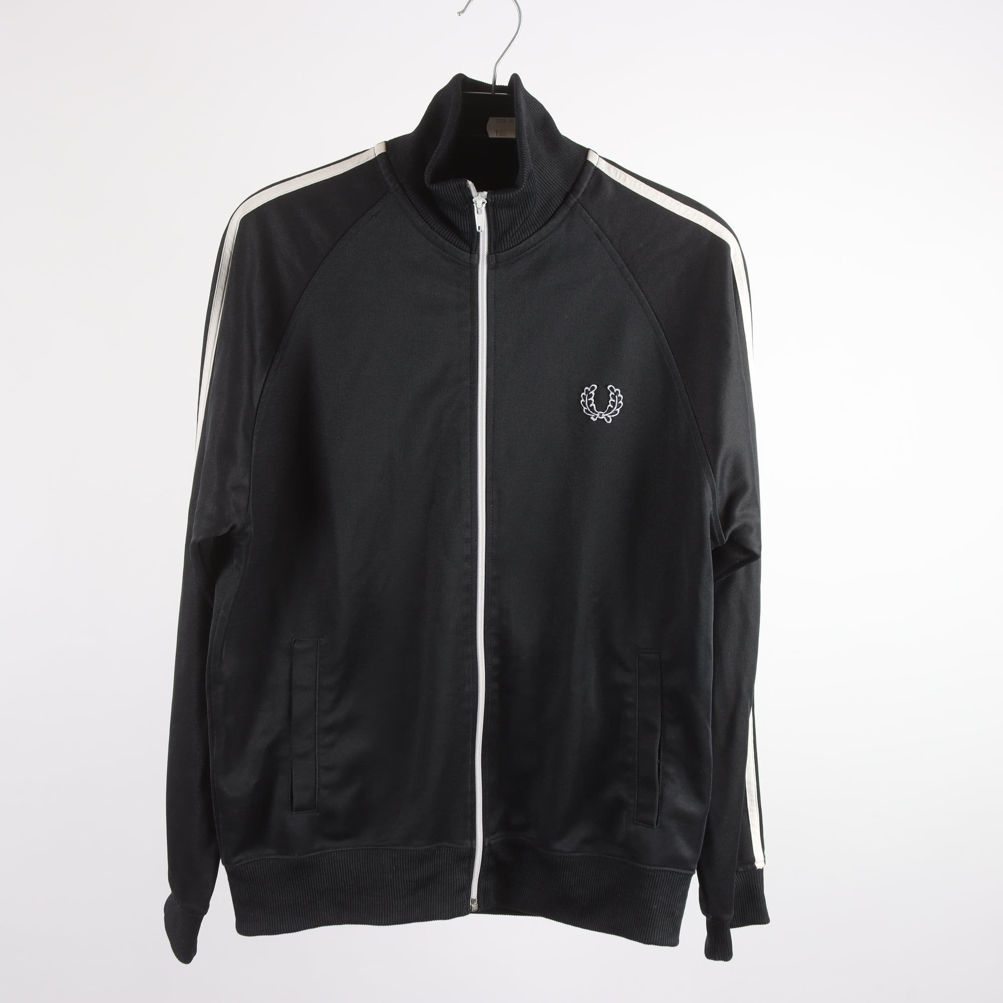 Sportjacka, Fred Perry, blå, vit, stl. S