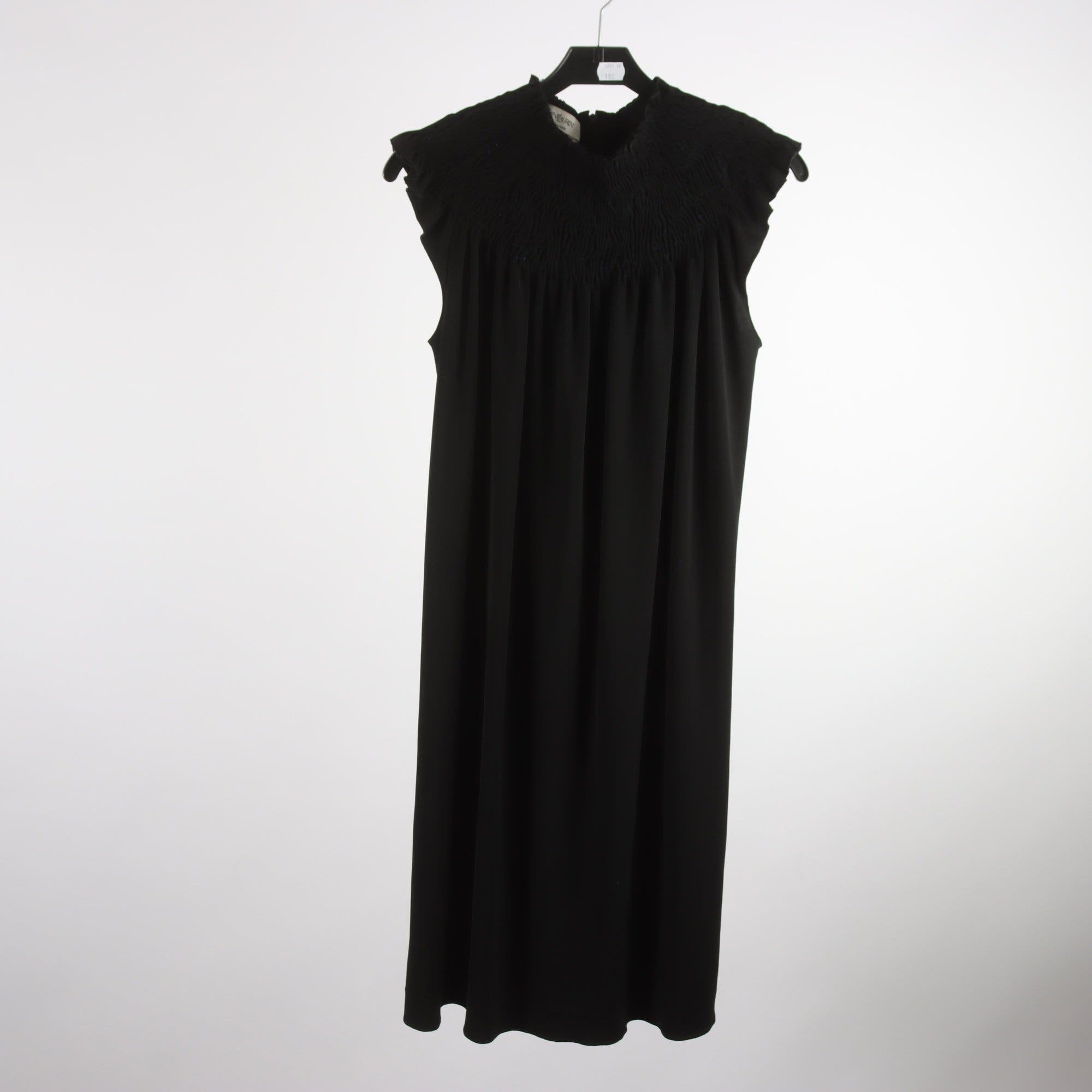 Klänning, Yves Saint Laurent, svart, stl. 38