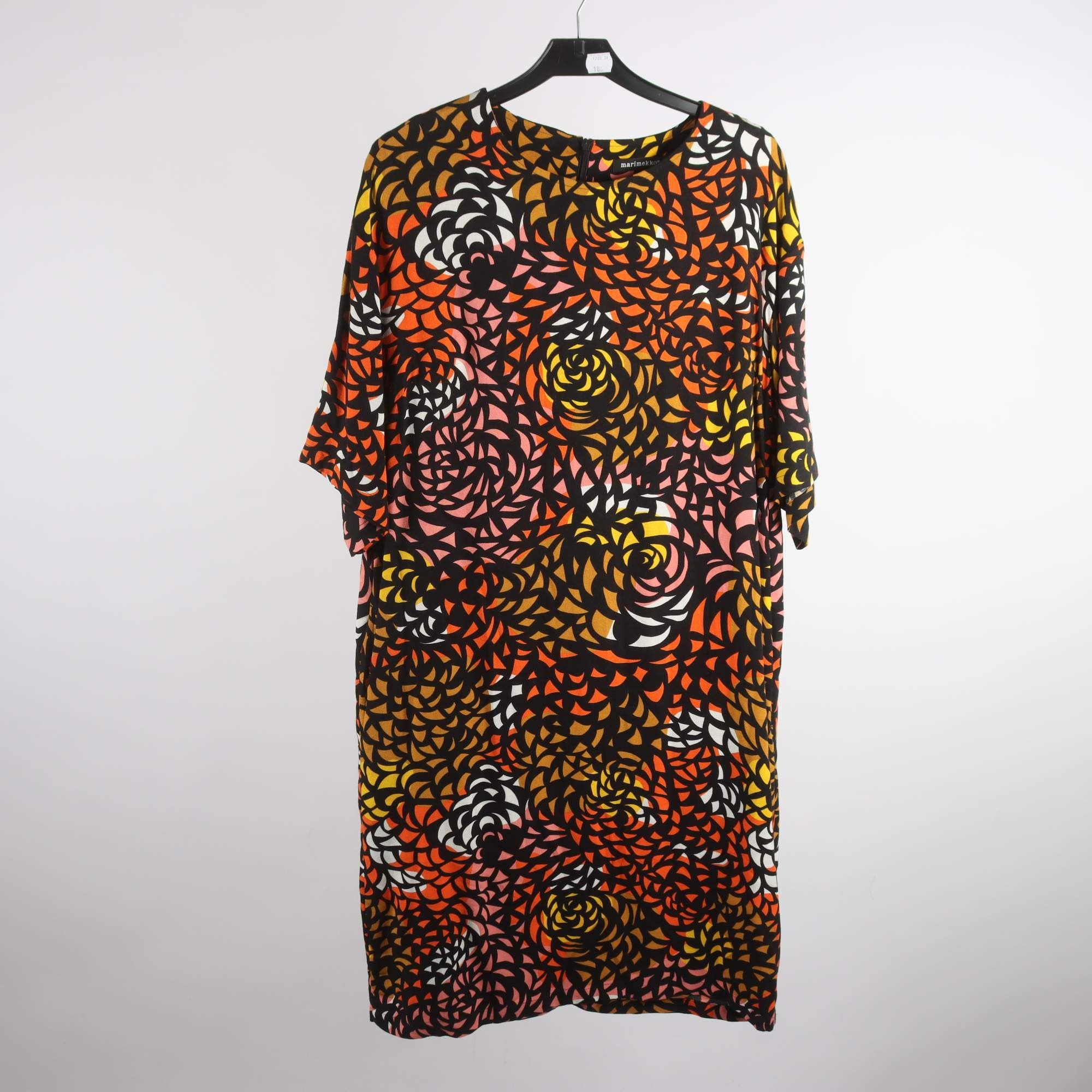 Klänning, Marimekko, mönstrad, stl. 38