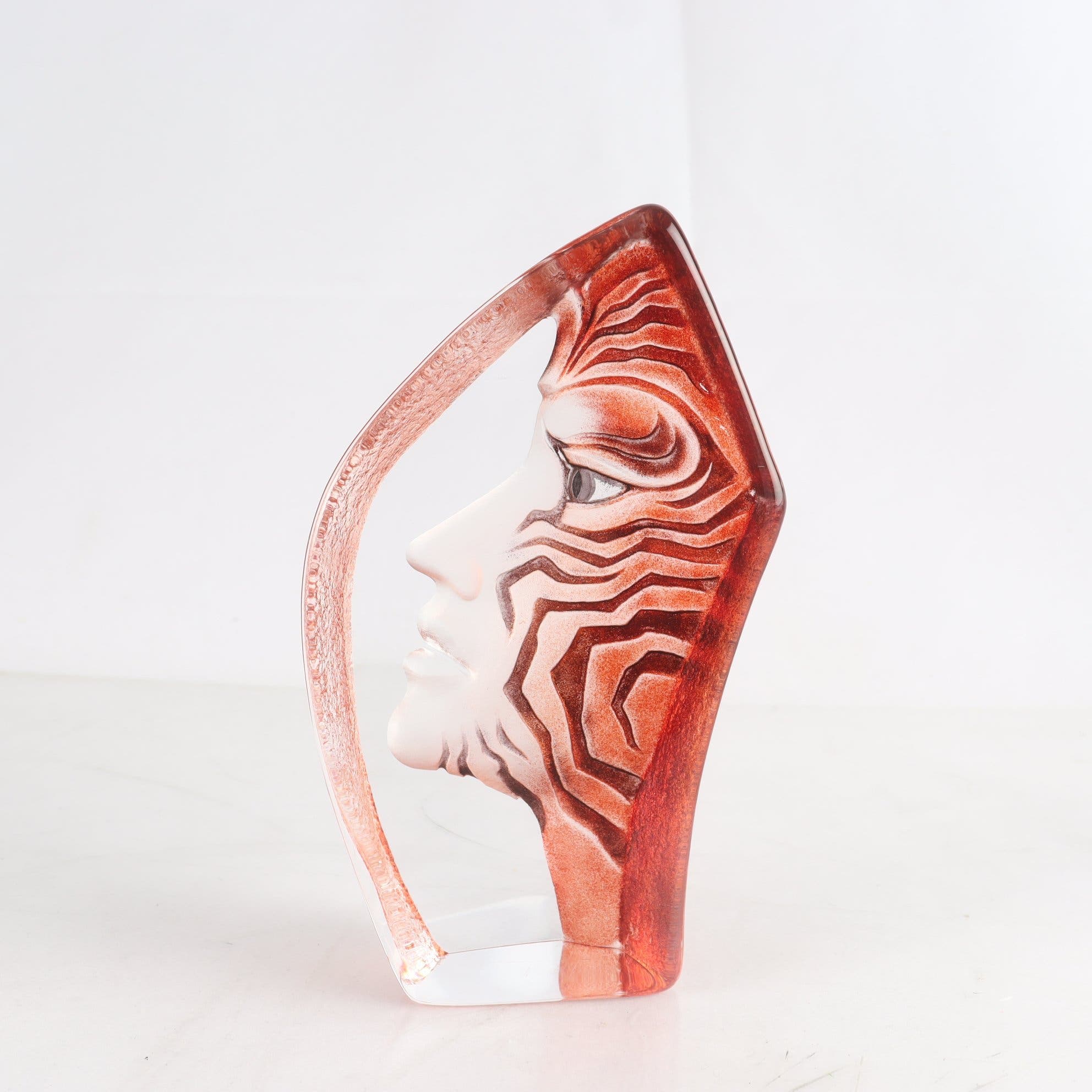 Skulptur, glas, ”Amazonas”, Mats Jonasson, Målerås