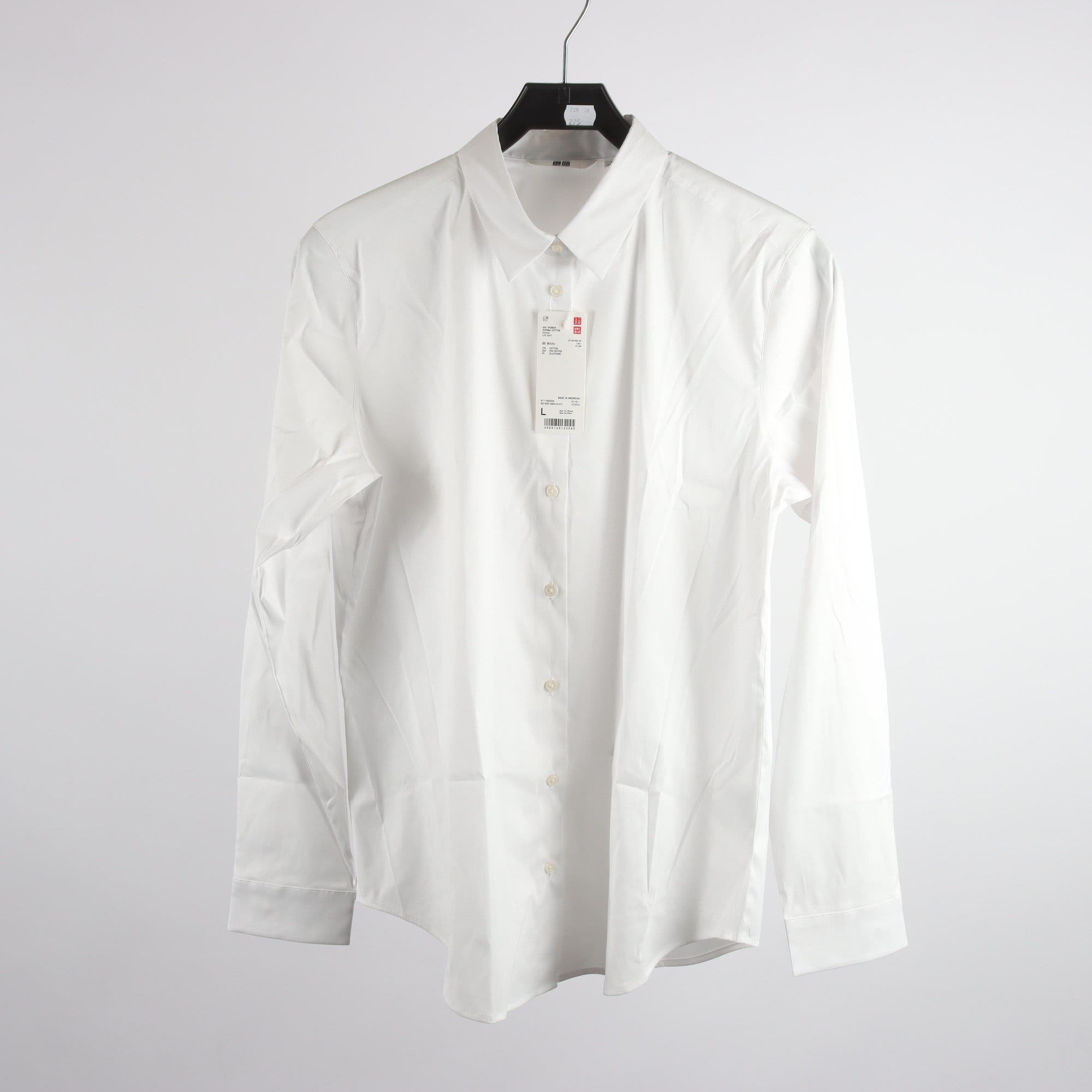 Skjorta, Uniqlo, vit, stl. L.