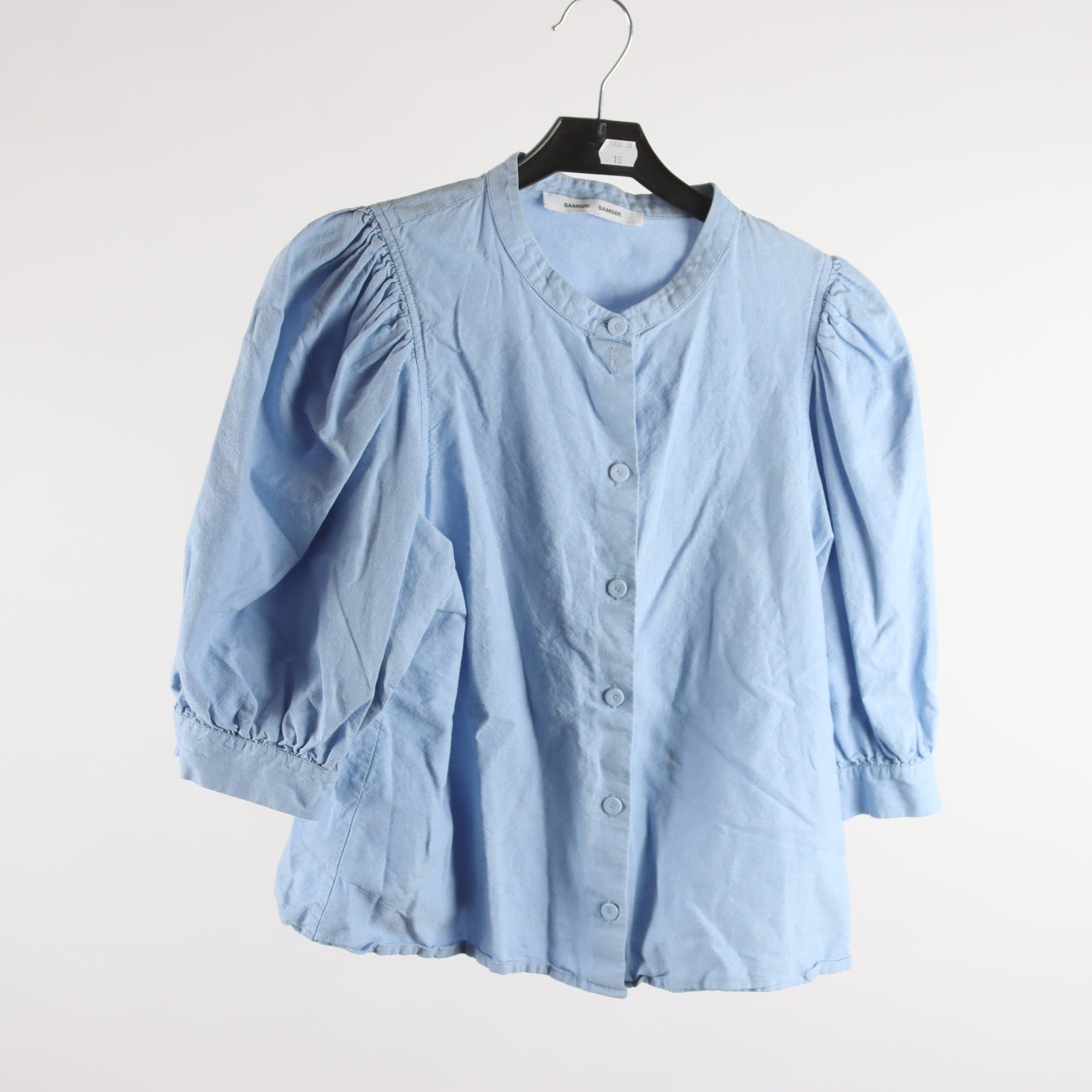 Blus, Samsøe Samsøe, blå, stl. S
