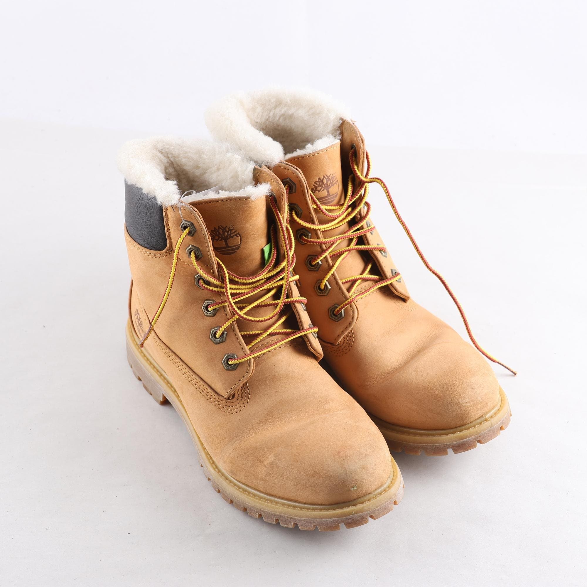 Fodrade kängor, Timberland, läder, stl. 38.5