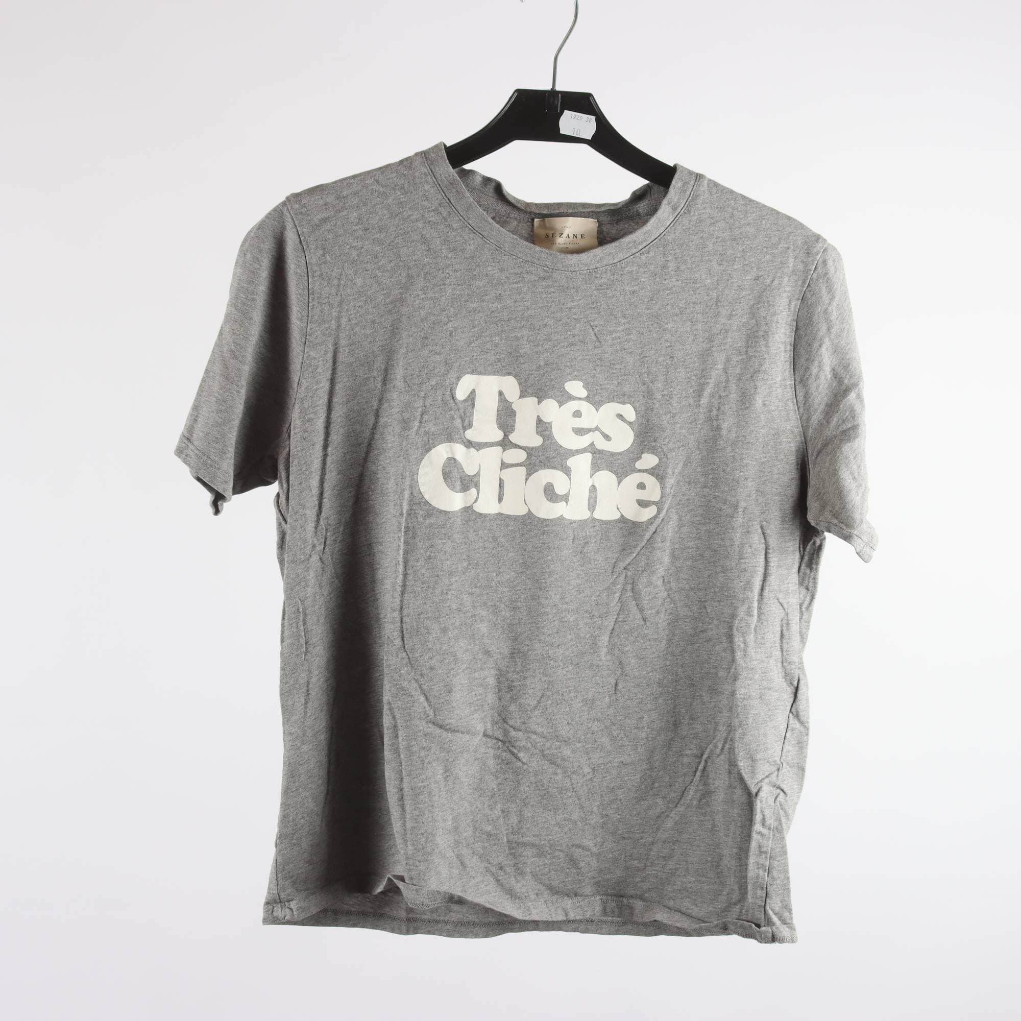 T-shirt, Sézane, grå, stl. S