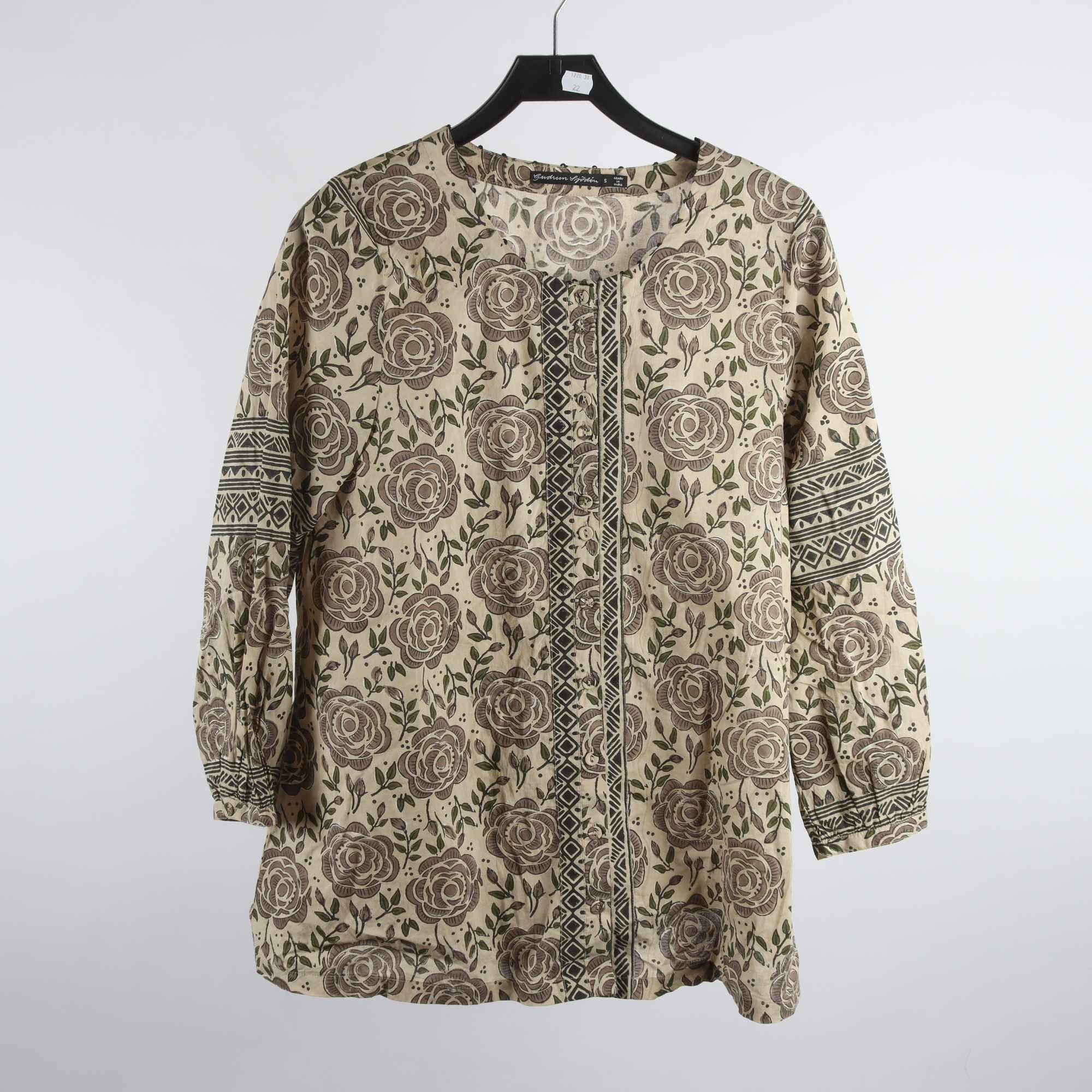 Blus/tunika, Gudrun sjödén, mönstrad, stl. S