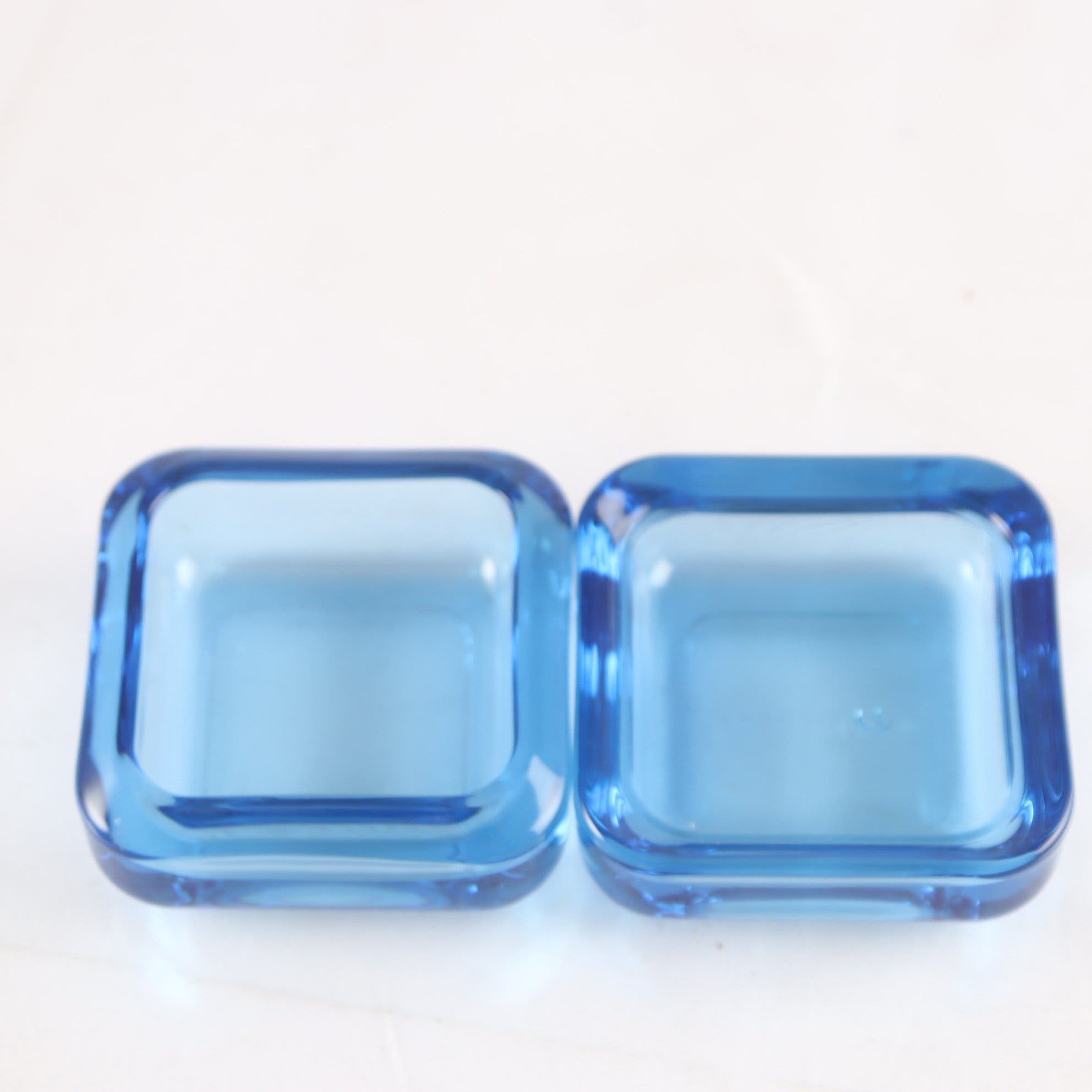 Lockask, glas, IIttala, i etui