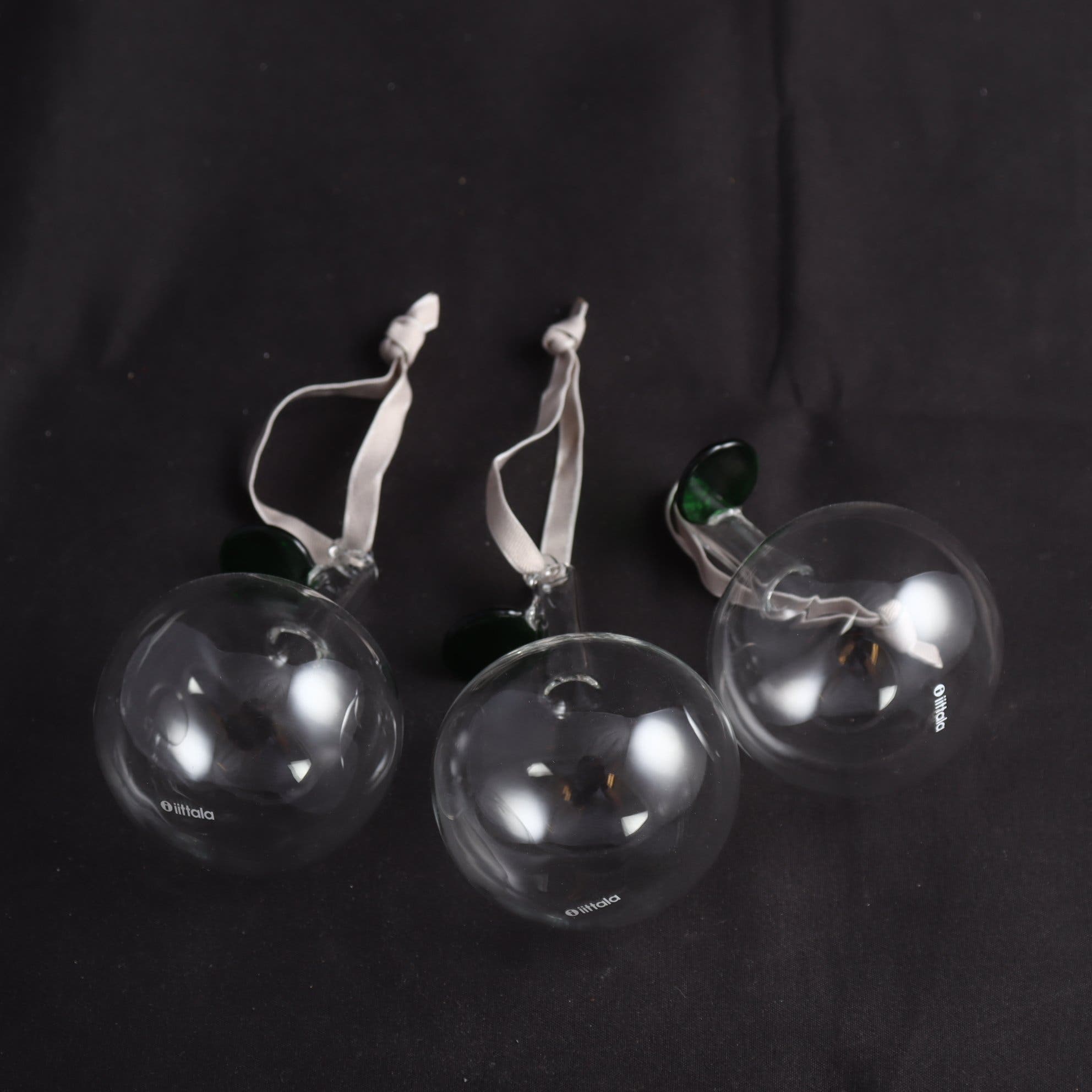 Glasäpplen, 3st, Iittala, i kartong
