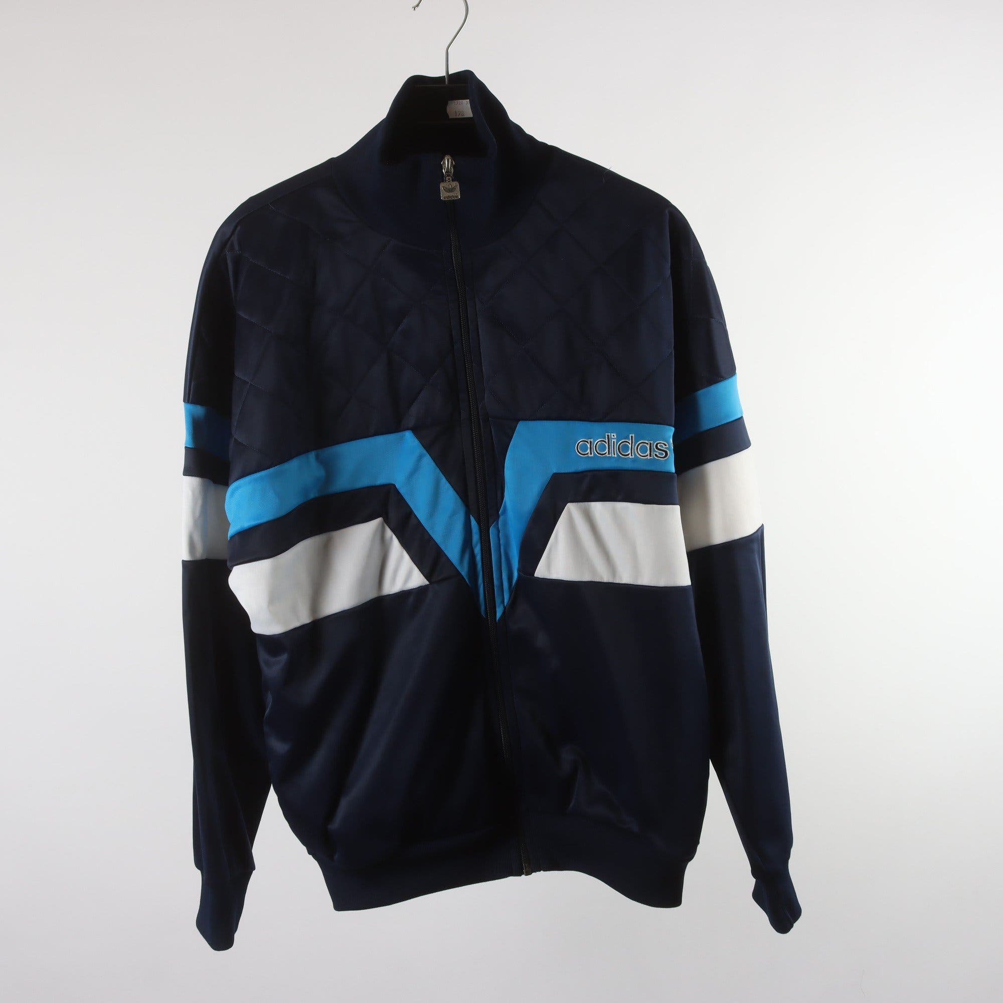 Sportjacka, vintage, Adidas, blå ,stl. L