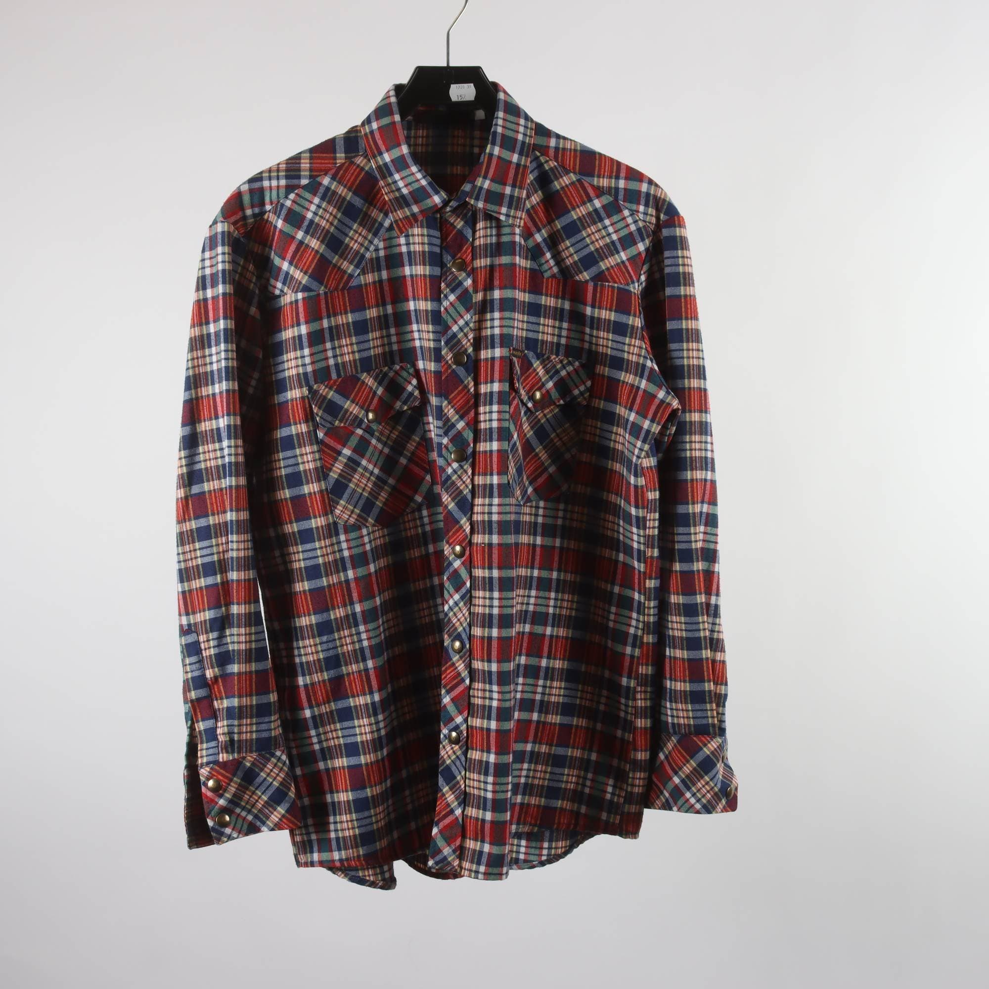Skjorta, Wrangler, flerfärgad, rutig, stl. M