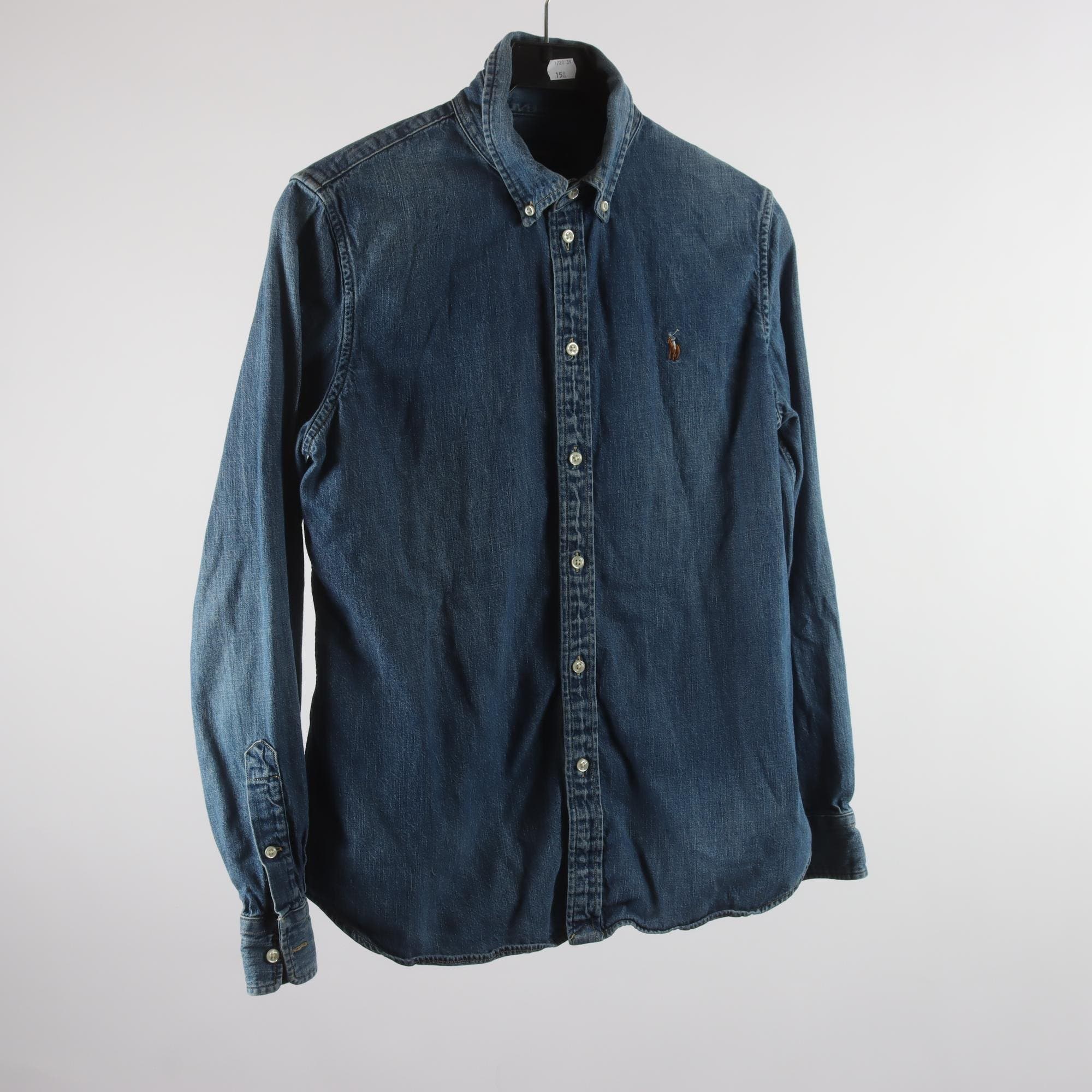 Jeansskjorta, Ralph Lauren, blå, stl. L