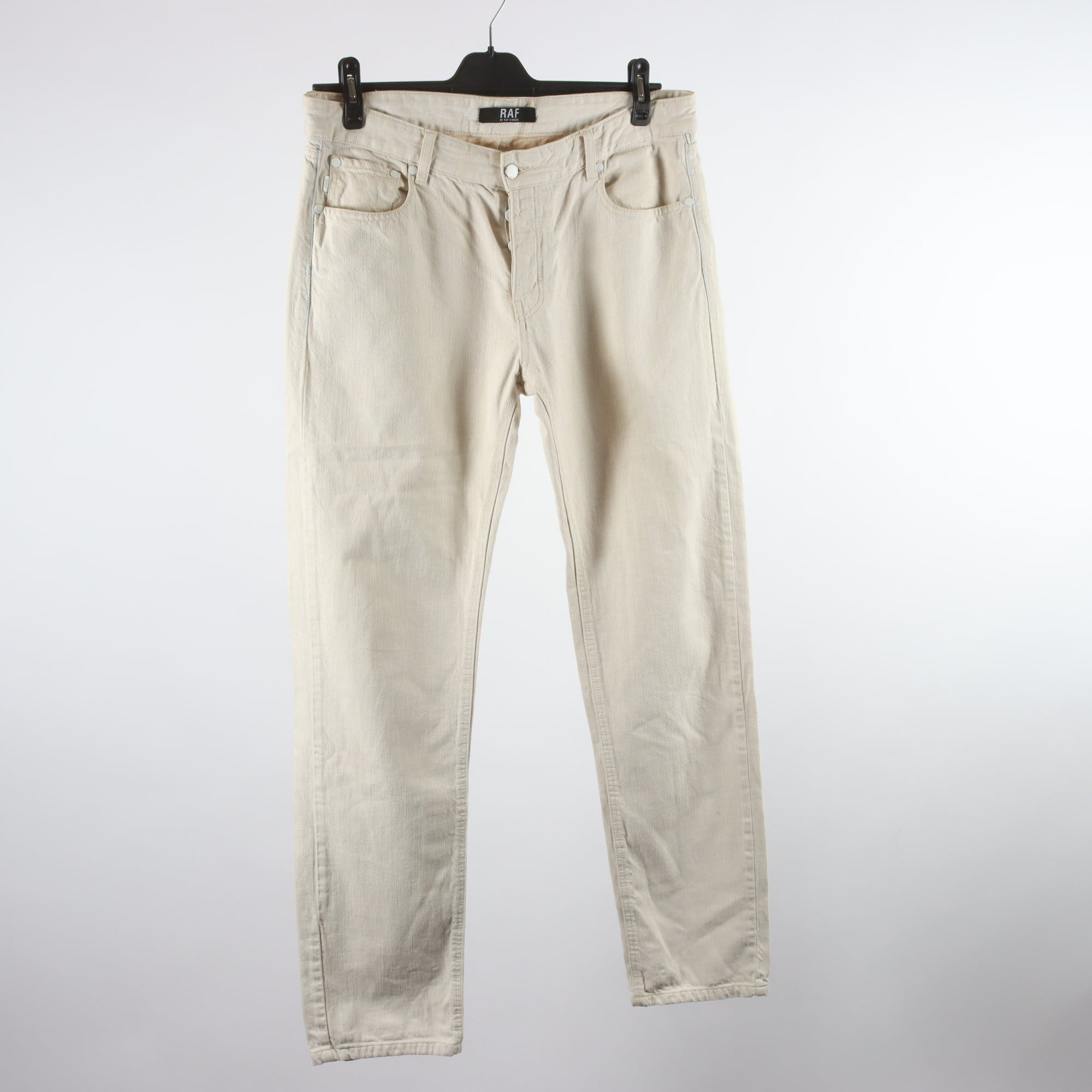 Jeans, RAF by Raf Simons, ljusbeige, stl. T34