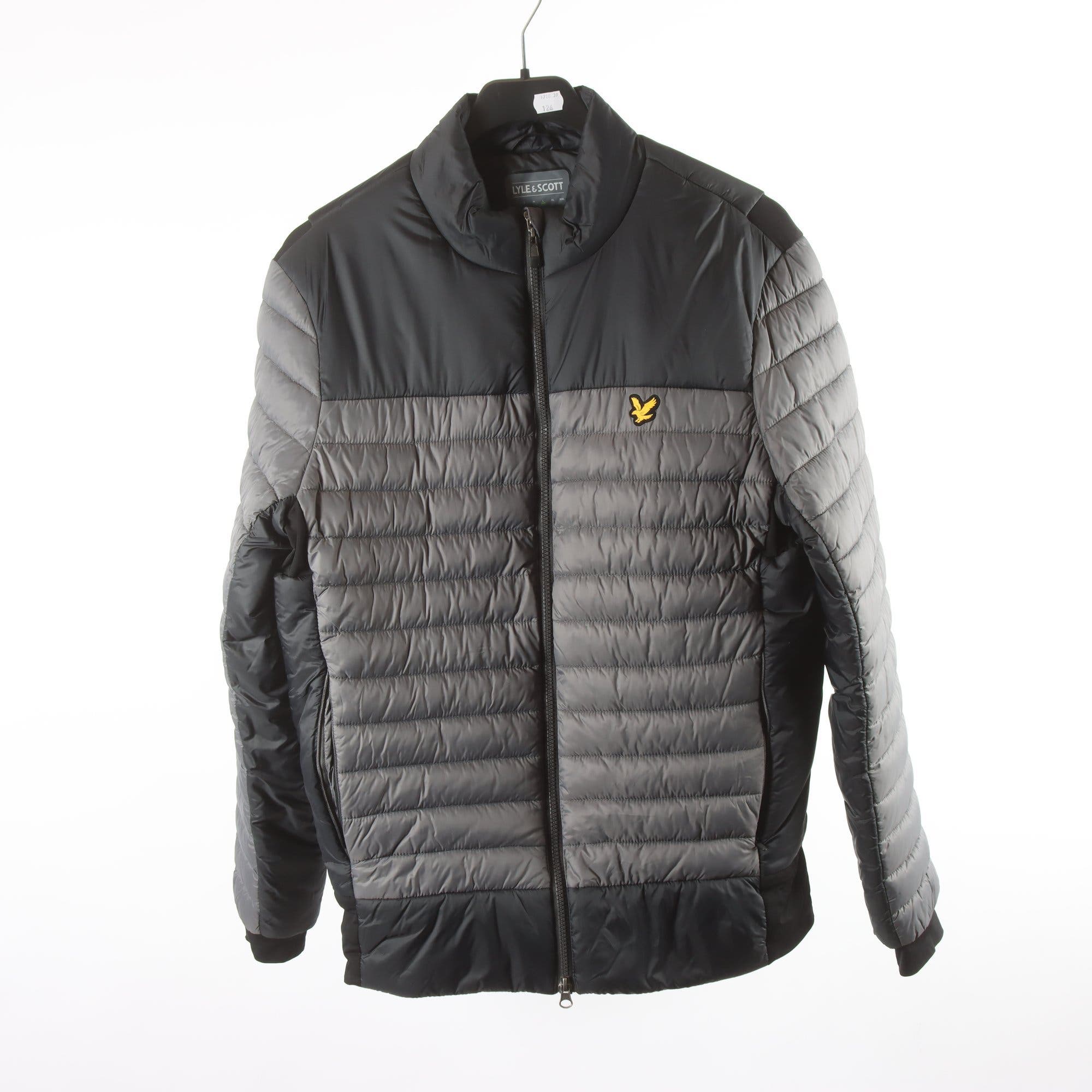 Jacka, Lyle & Scott, grå, svart, stl. L