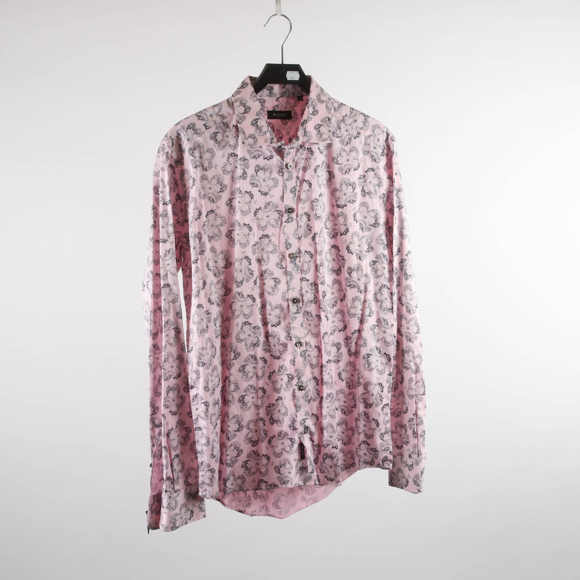 Skjorta, Sand, rosa, mönstrad, stl. XL