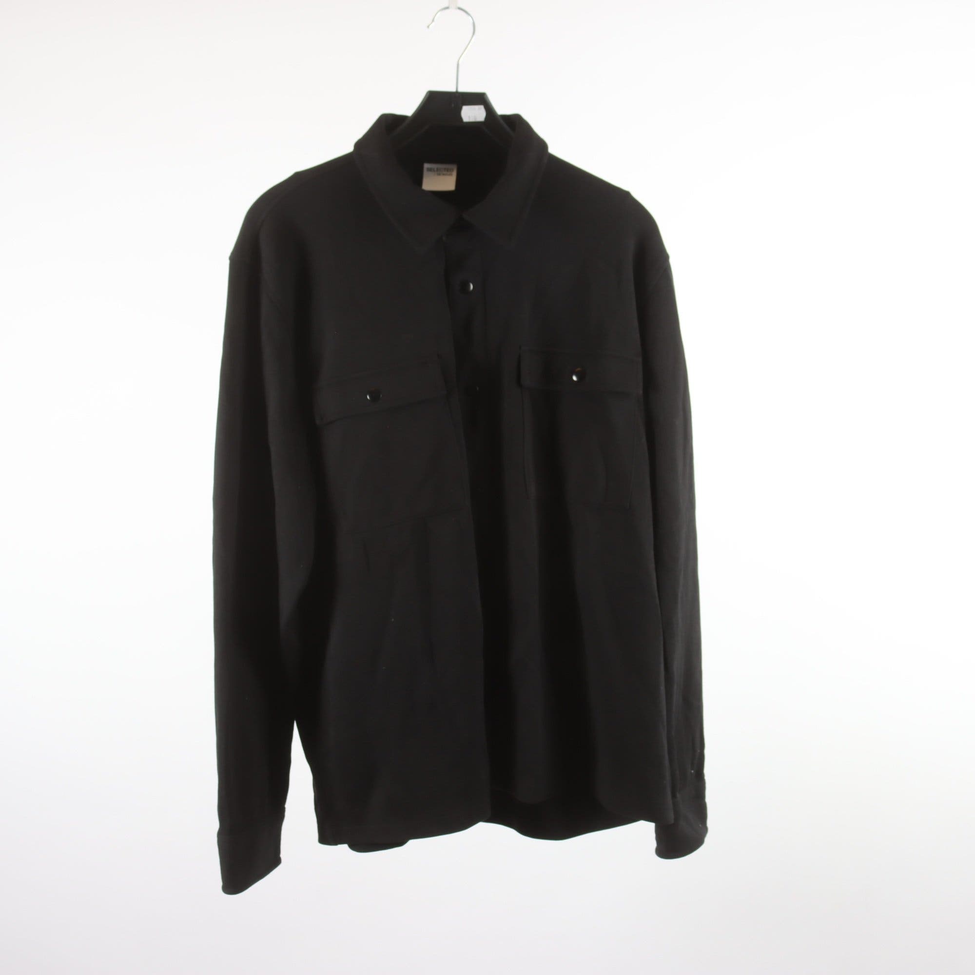 Overshirt, Selected, svart, stl. XXL