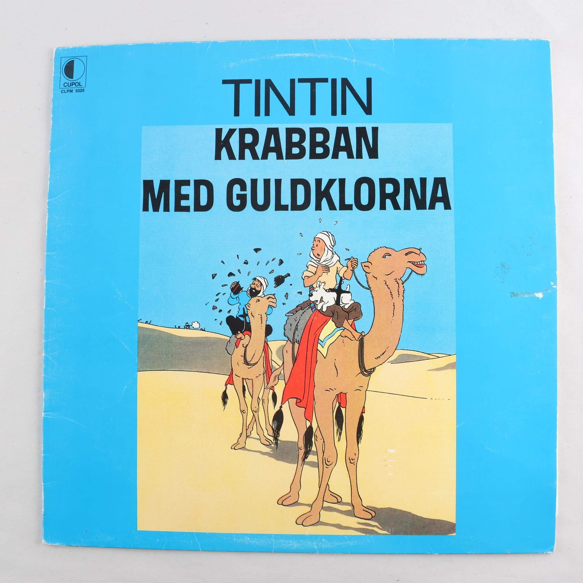 LP Hergé Tintin: Krabban Med Guldklorna